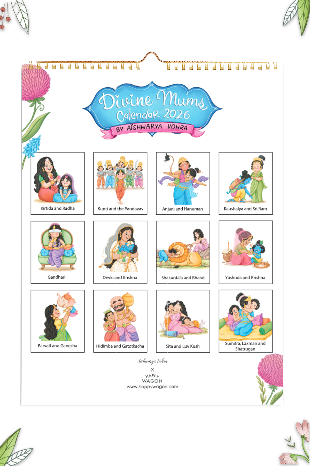 2026 Divine Mums Wall Calendar