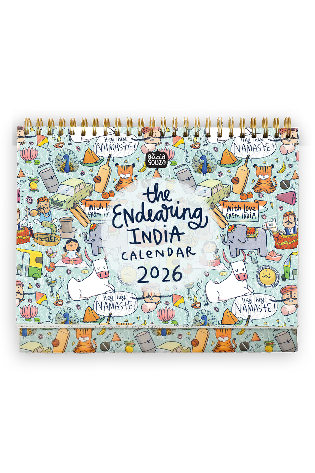 2026 Endearing Desk Calendar