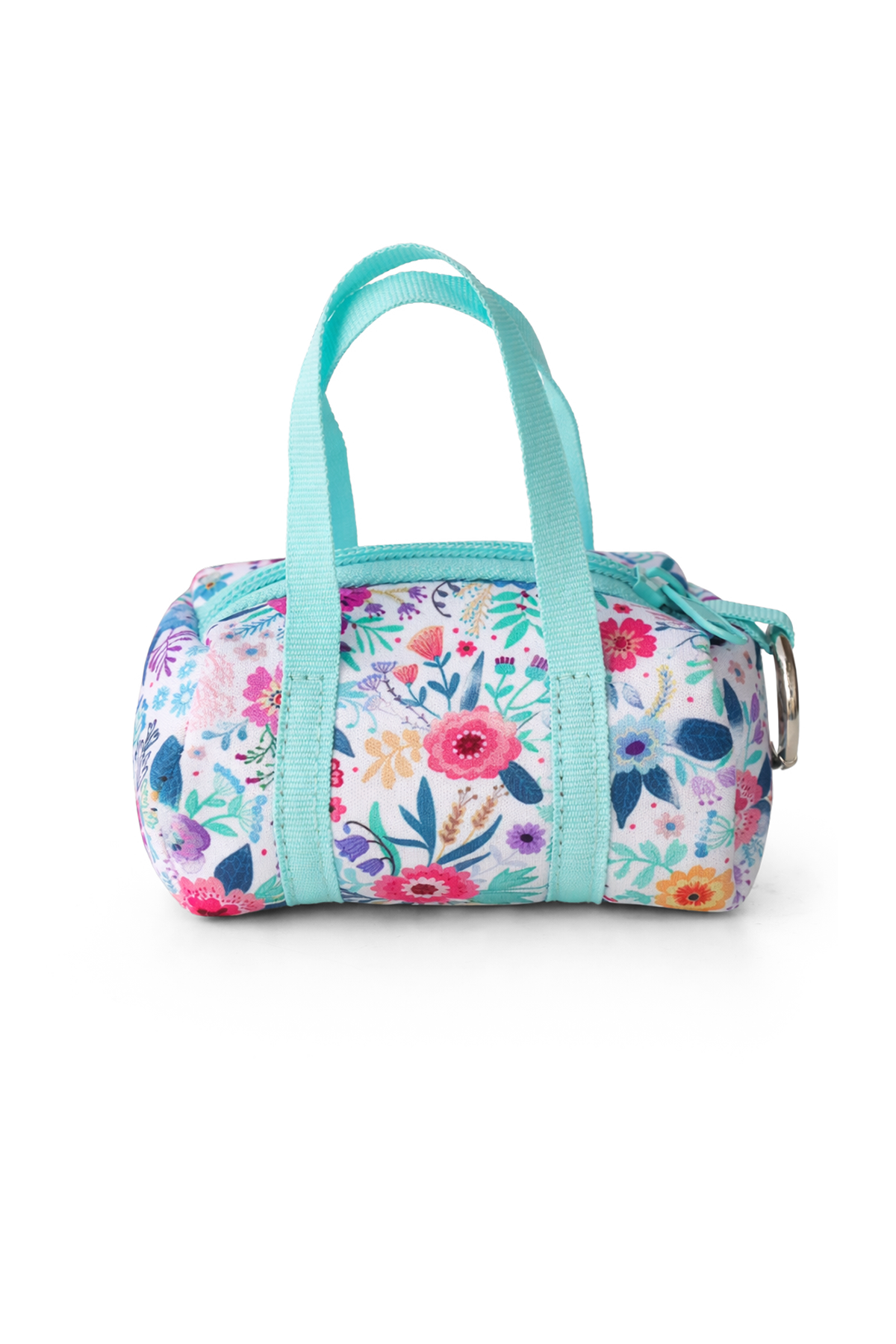 Floral Mini Duffle Bag Charm