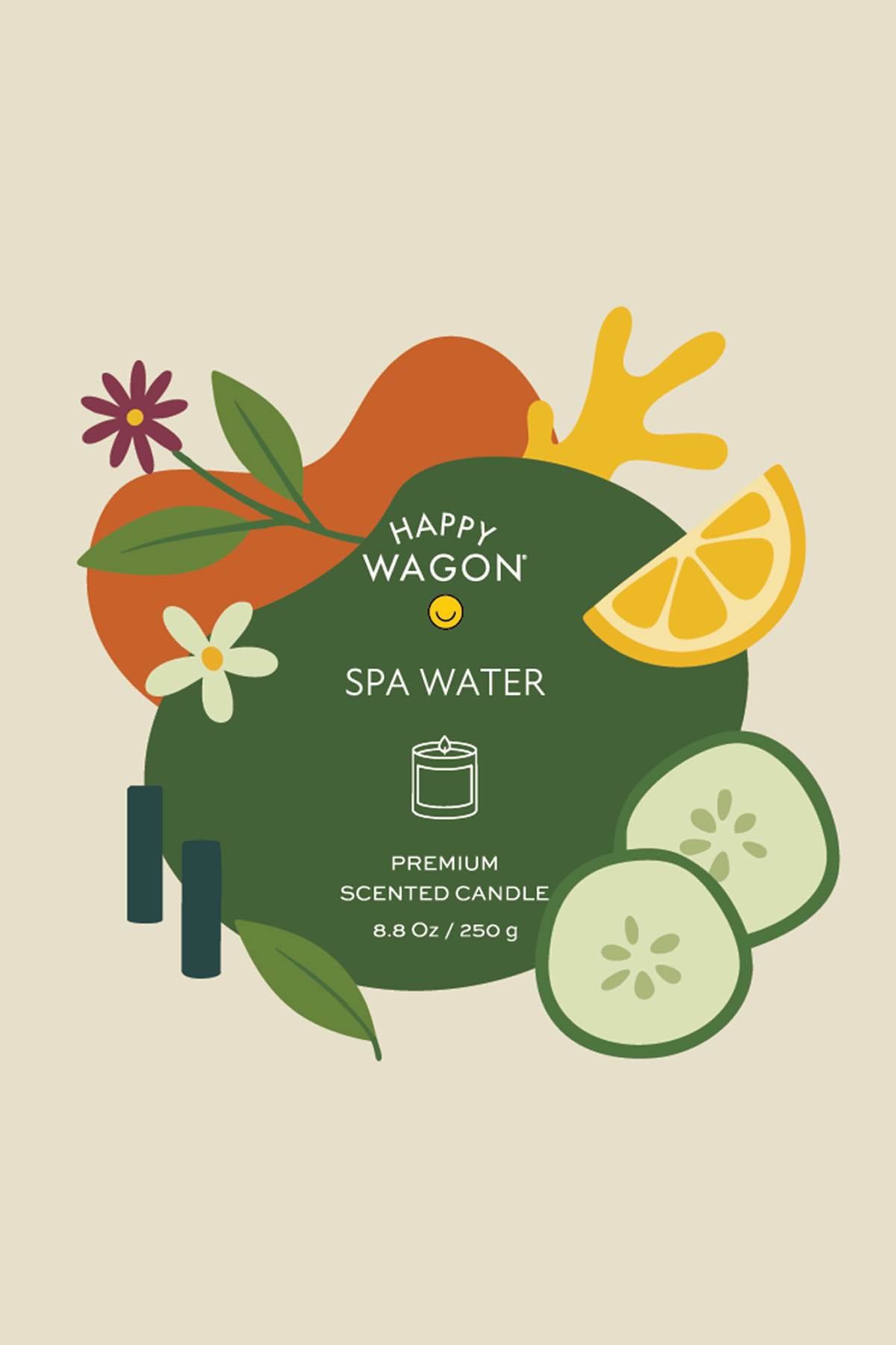 Scented Candle - Spa Water
