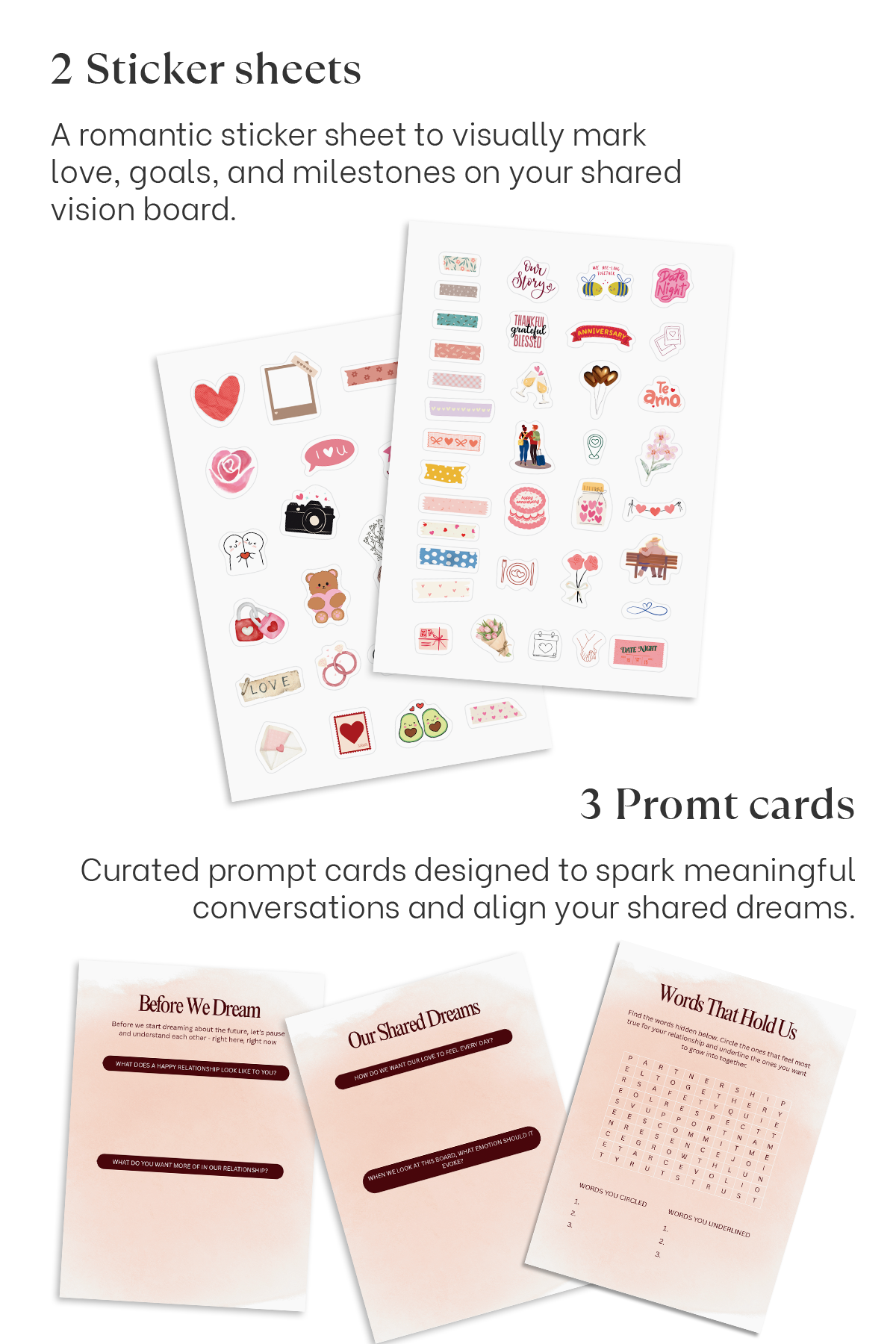 Vision Board Kit - Couple's Edition