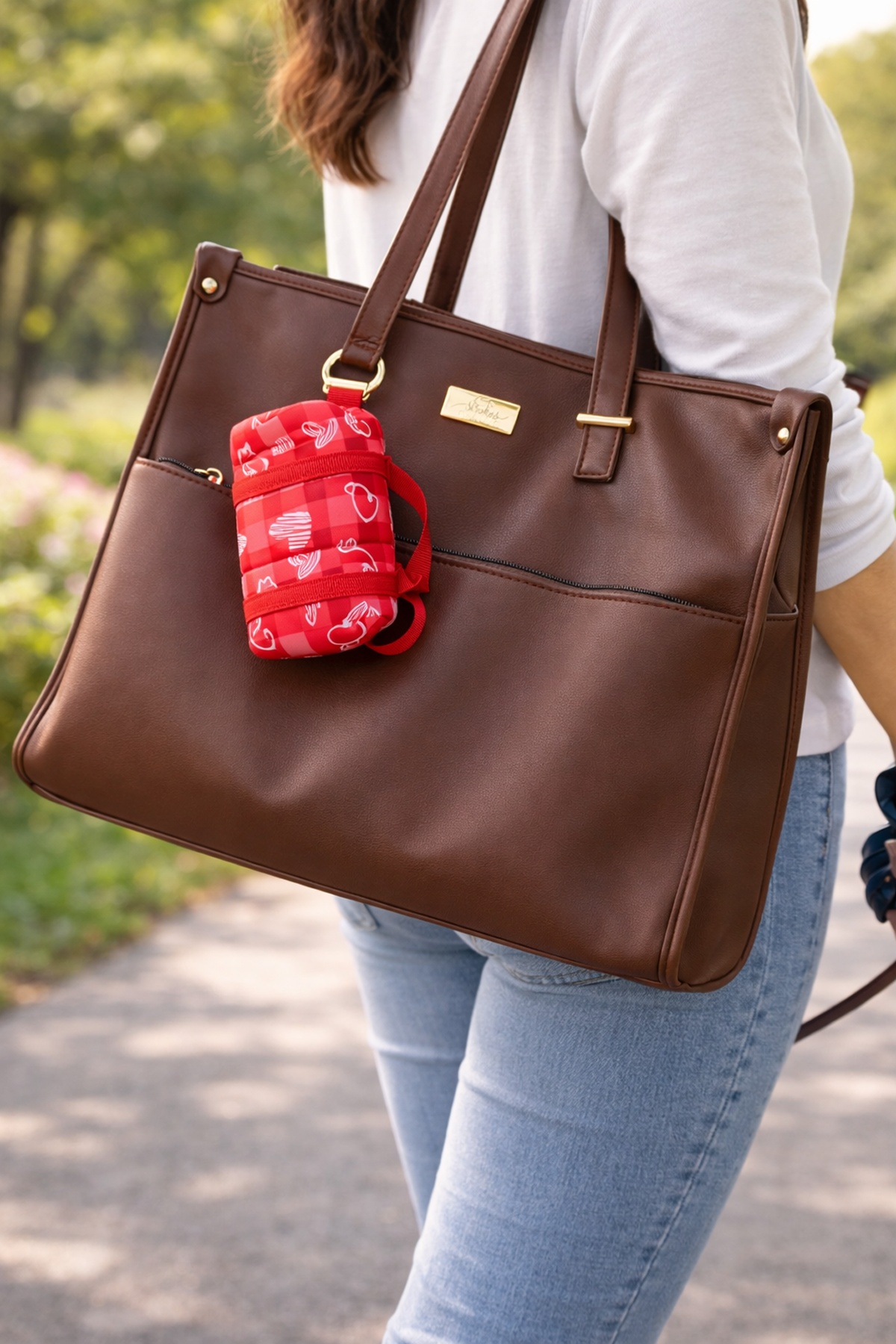 Hearts Mini Duffle Bag Charm