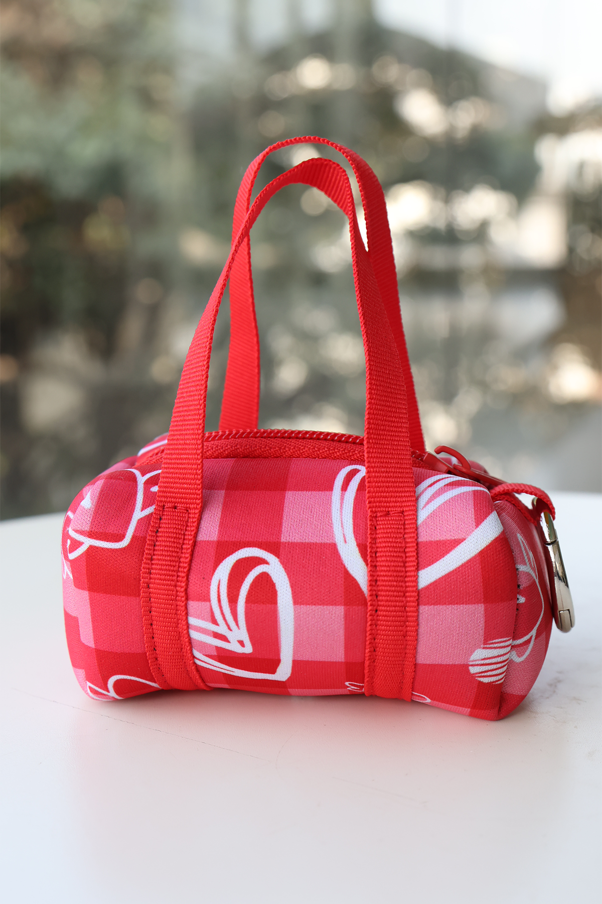 Hearts Mini Duffle Bag Charm