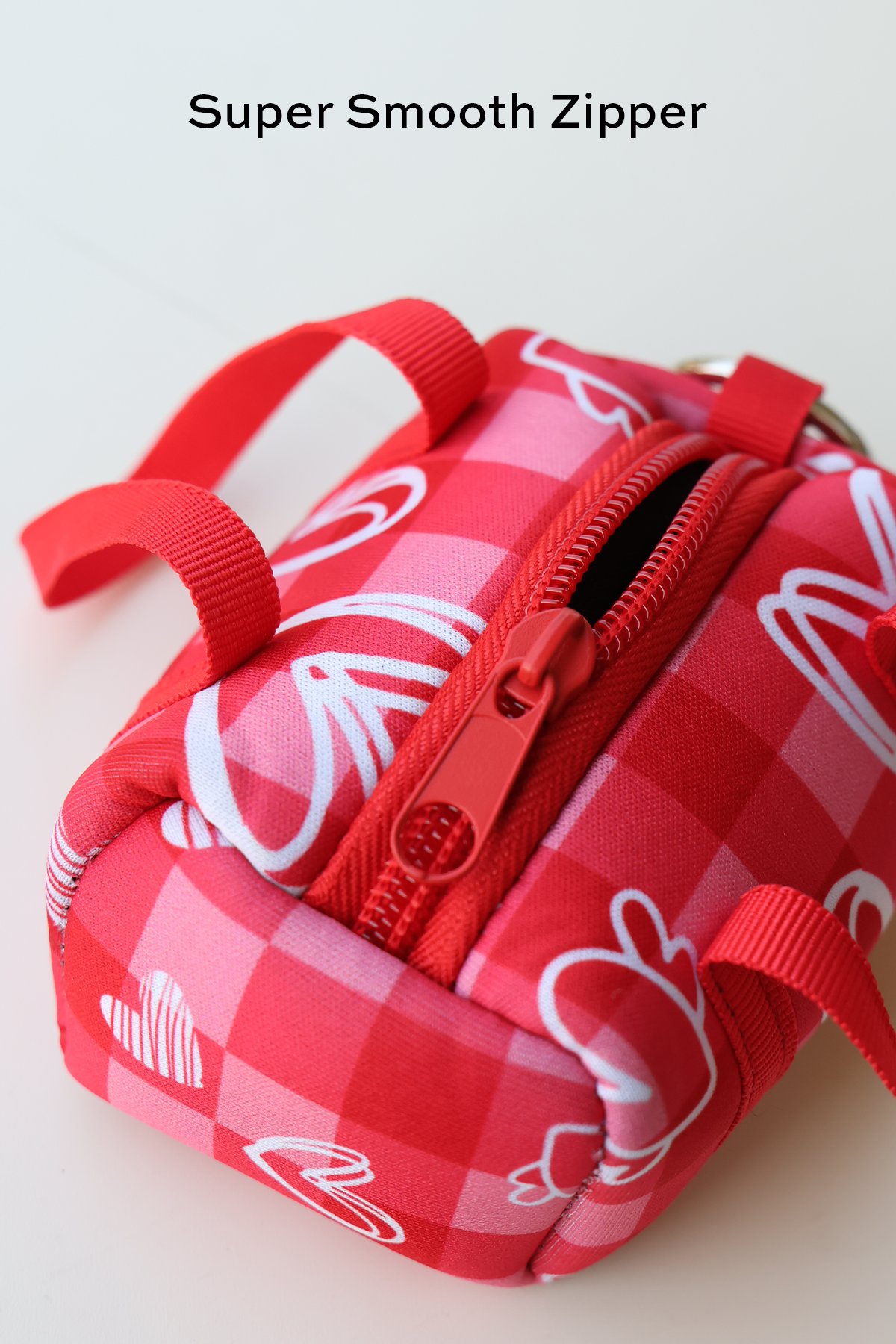 Hearts Mini Duffle Bag Charm