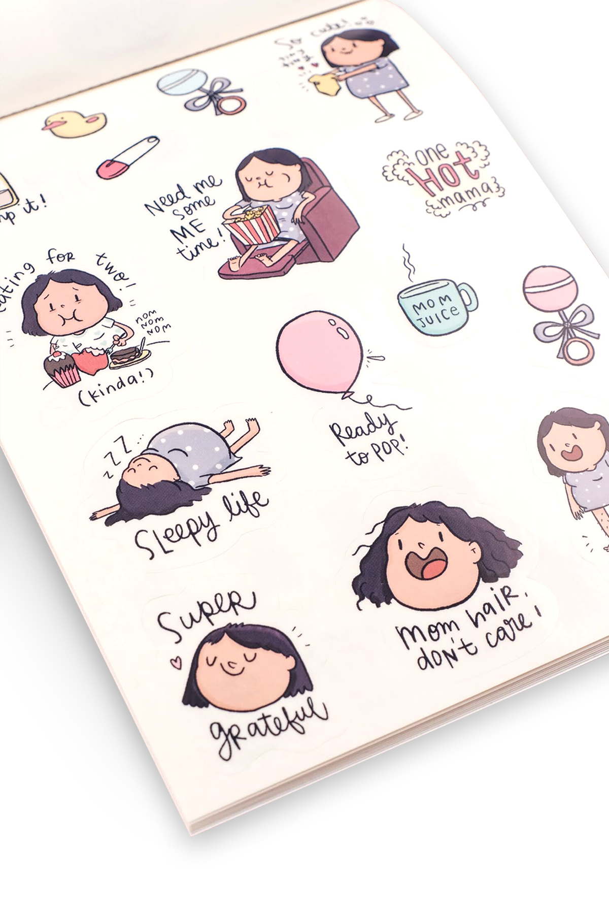 Mom to be Stickers