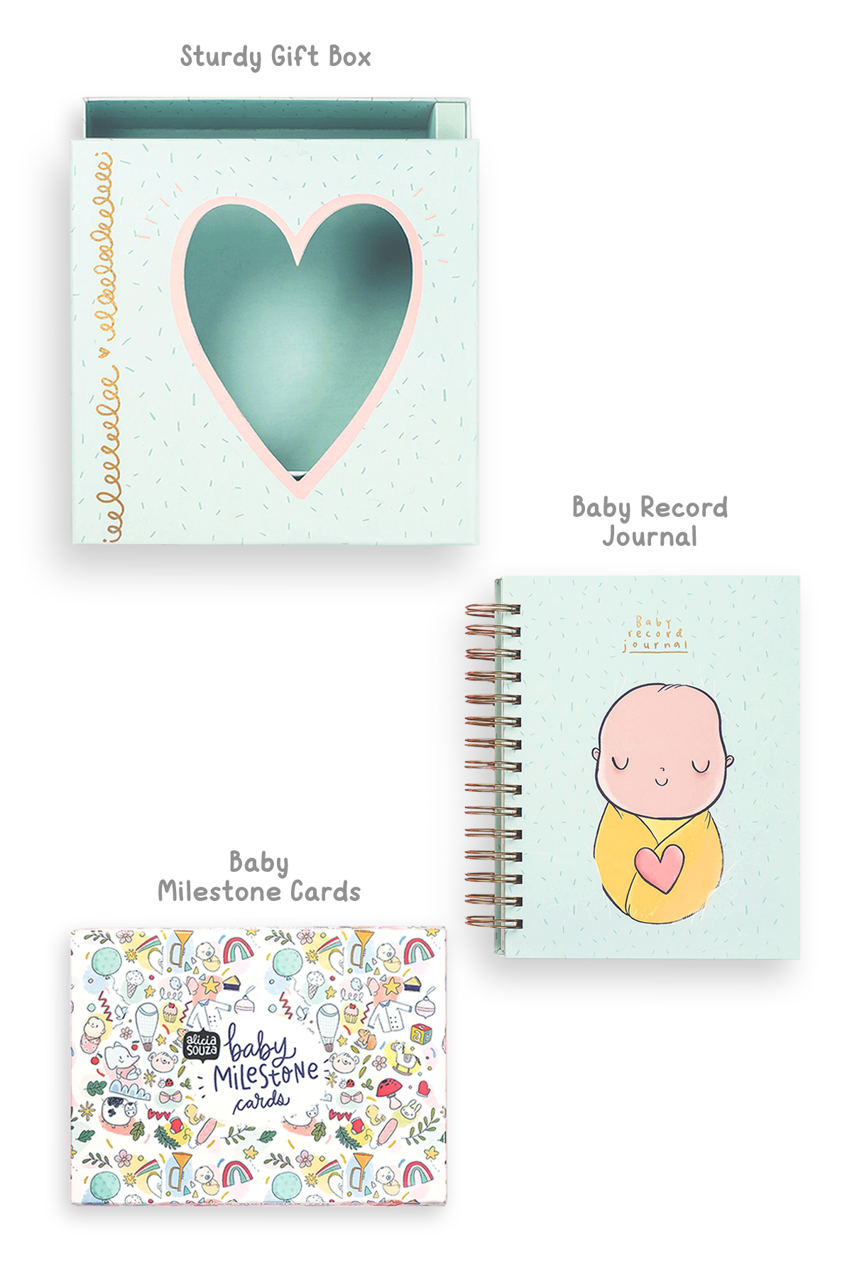Baby Record Journal Set