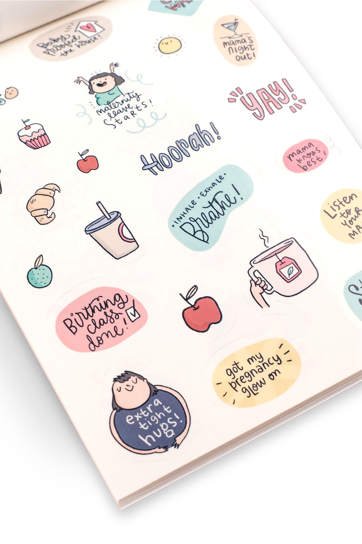 Mom to be Stickers