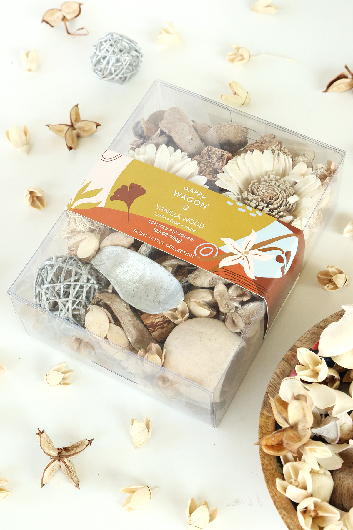 Vanilla wood Scented Potpourri
