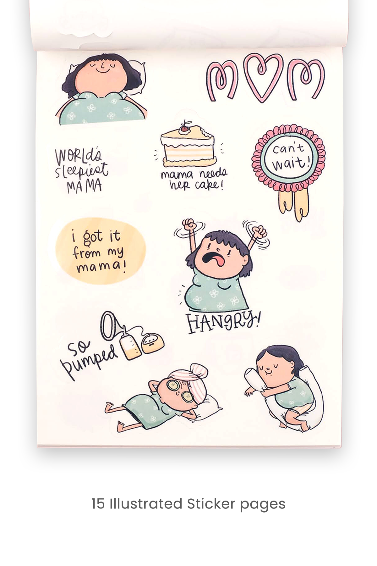 Mom to be Stickers