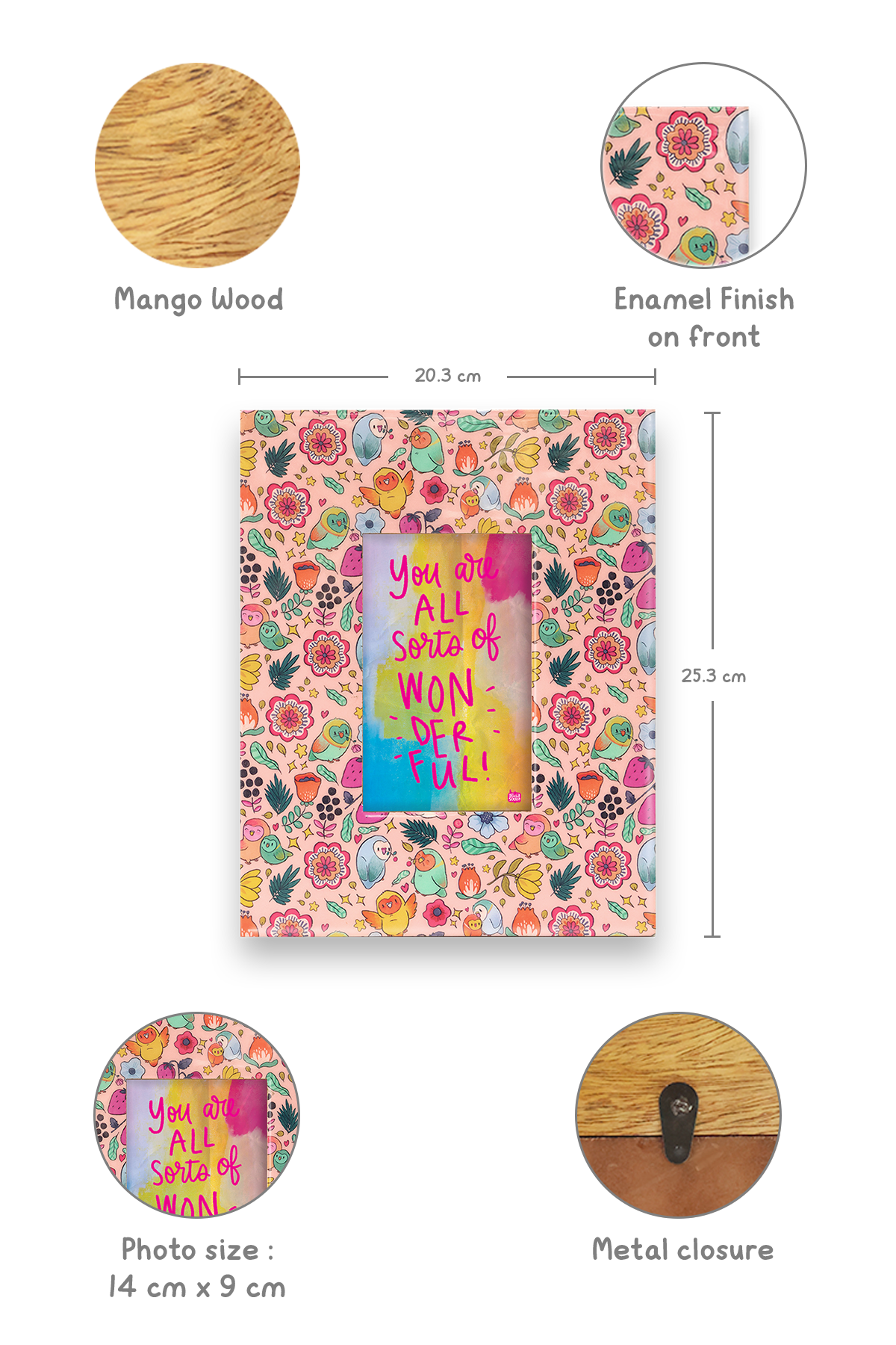 Wooden Photo Frame - Mother's Day Limited Edition