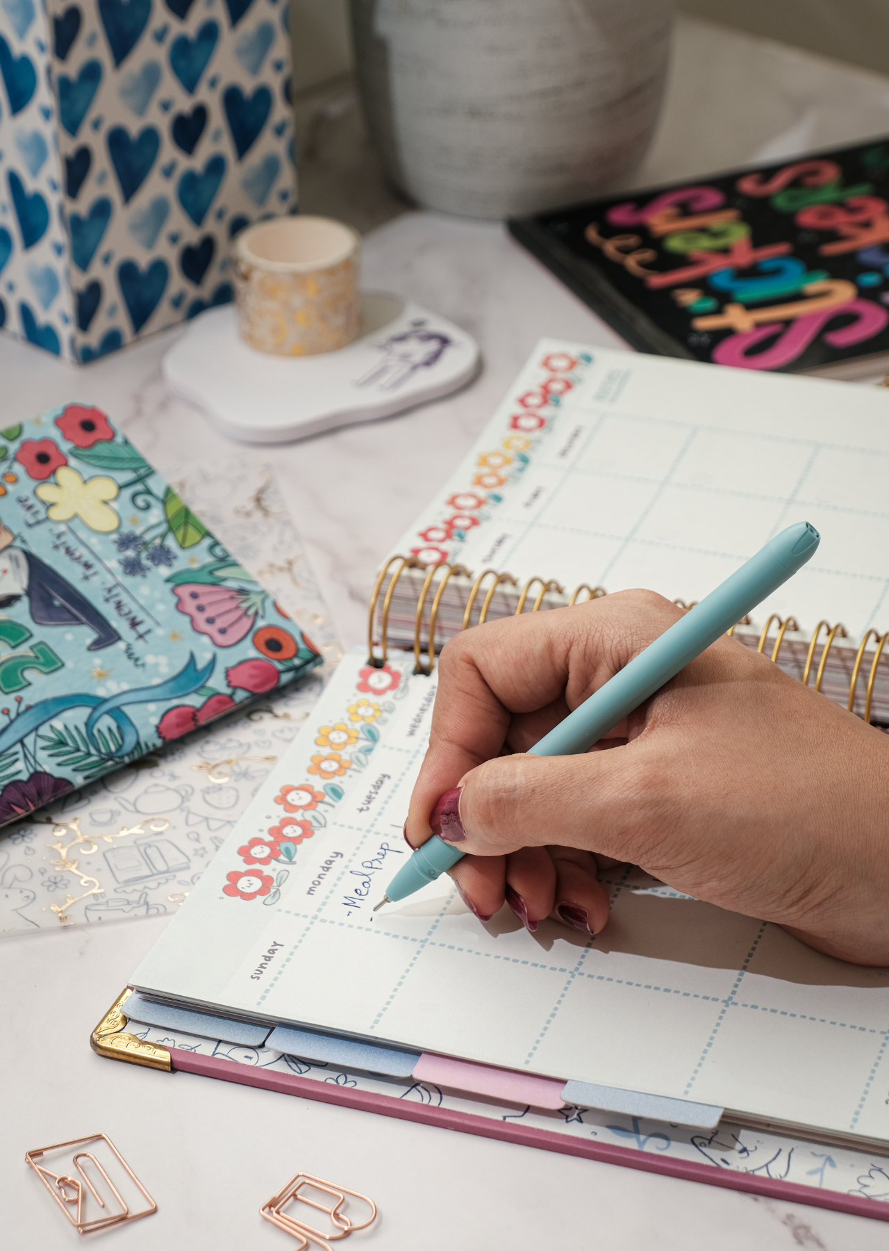 The Joy Undated Combo Yearly + Weekly Planner