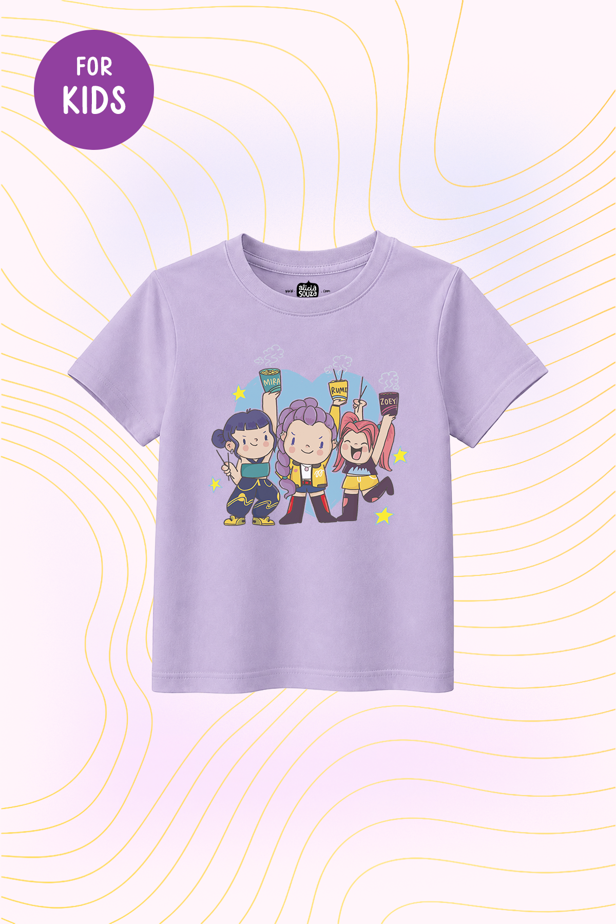 Kpop Demon Hunters Unisex T-shirt - For Kids