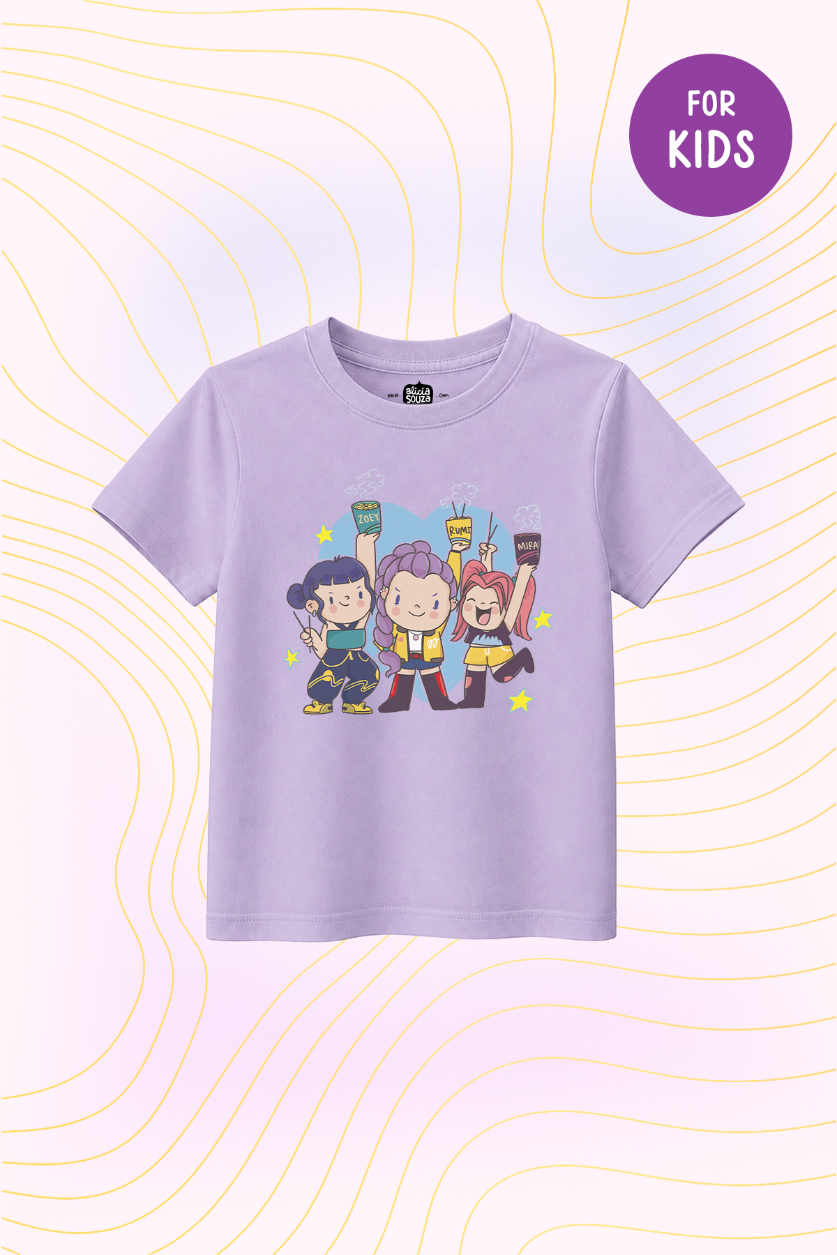 Kpop Demon Hunters Unisex T-shirt - For Kids