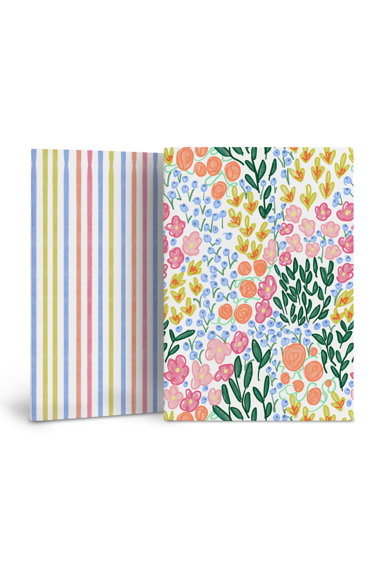 Lauren and Taffy Blue Stripes Notebooks Set