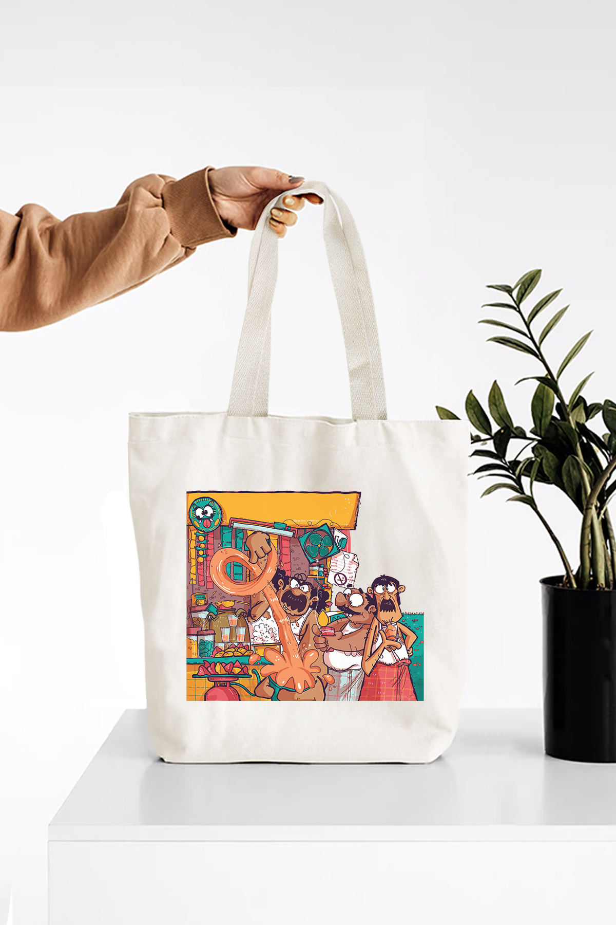 Raju's tea stall Tote Bag