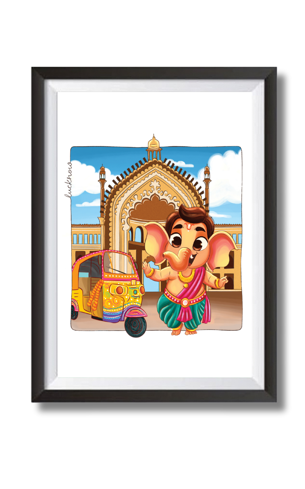 Ganesha In Lucknow Wall Art