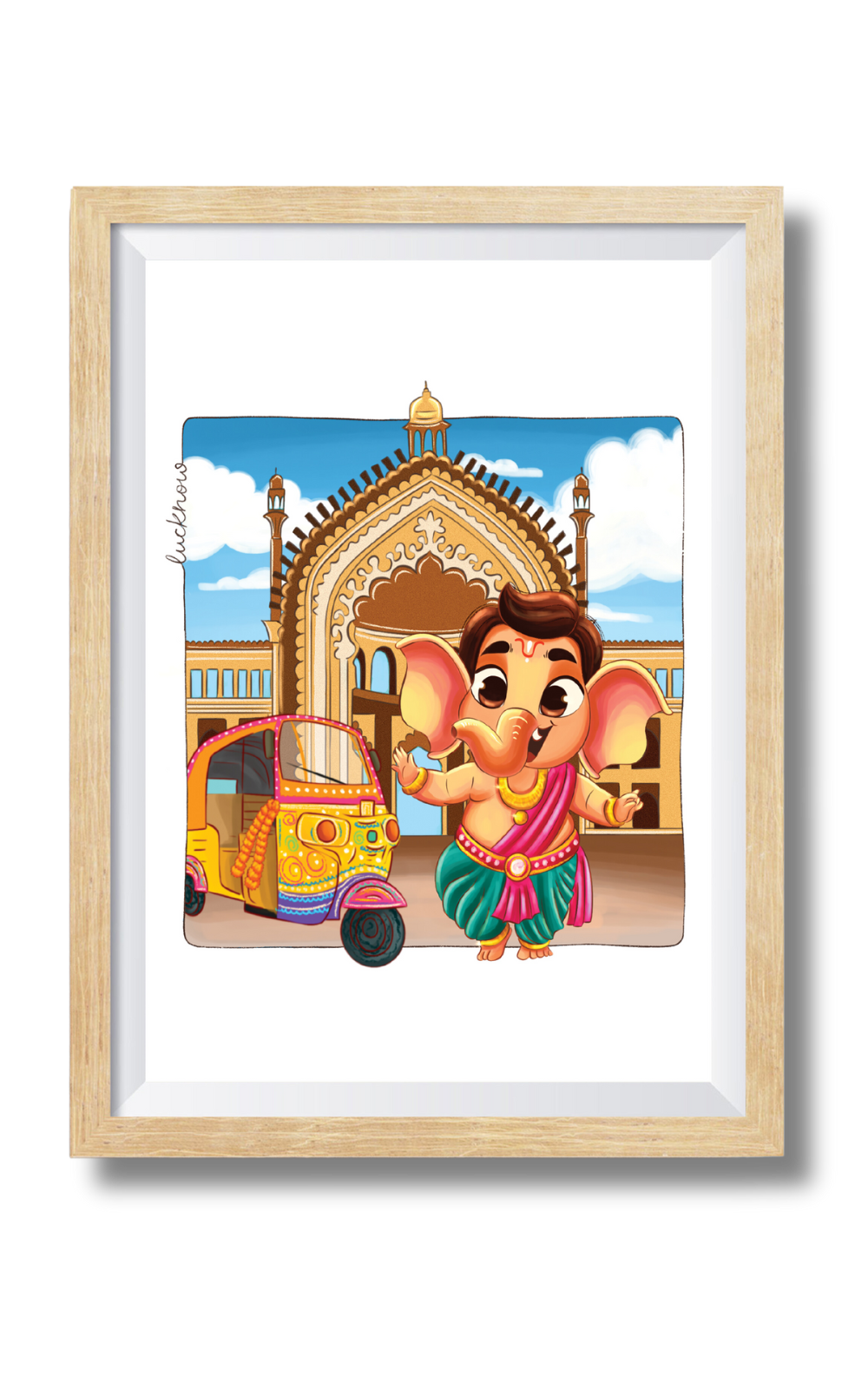 Ganesha In Lucknow Wall Art