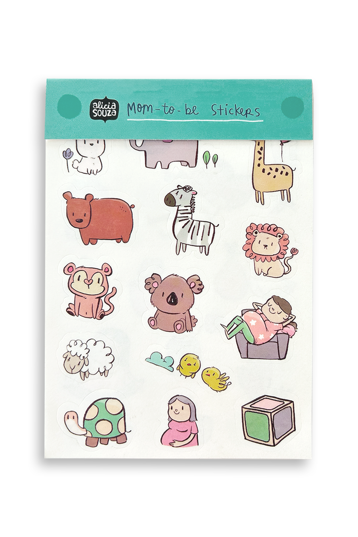 Mom to be Stickers