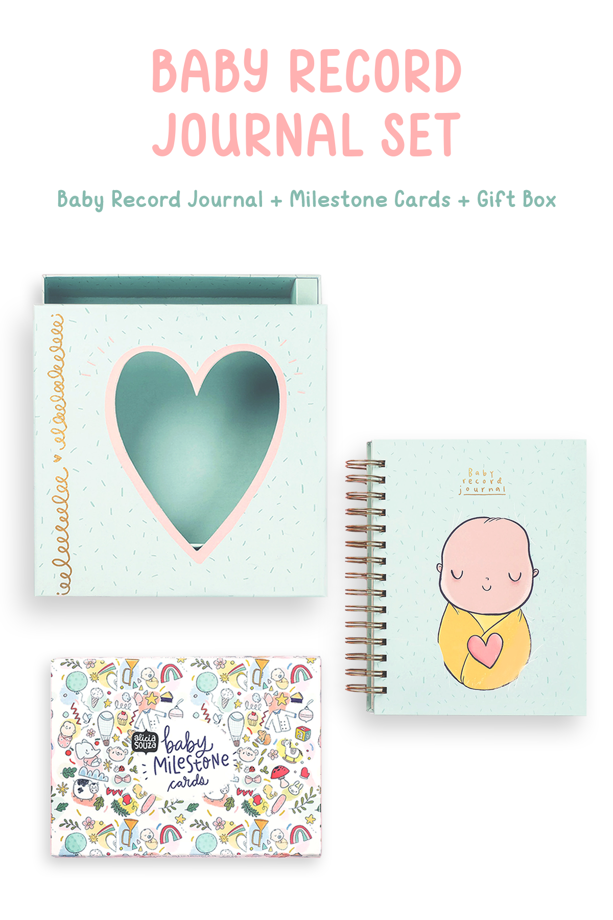 Baby Record Journal Set