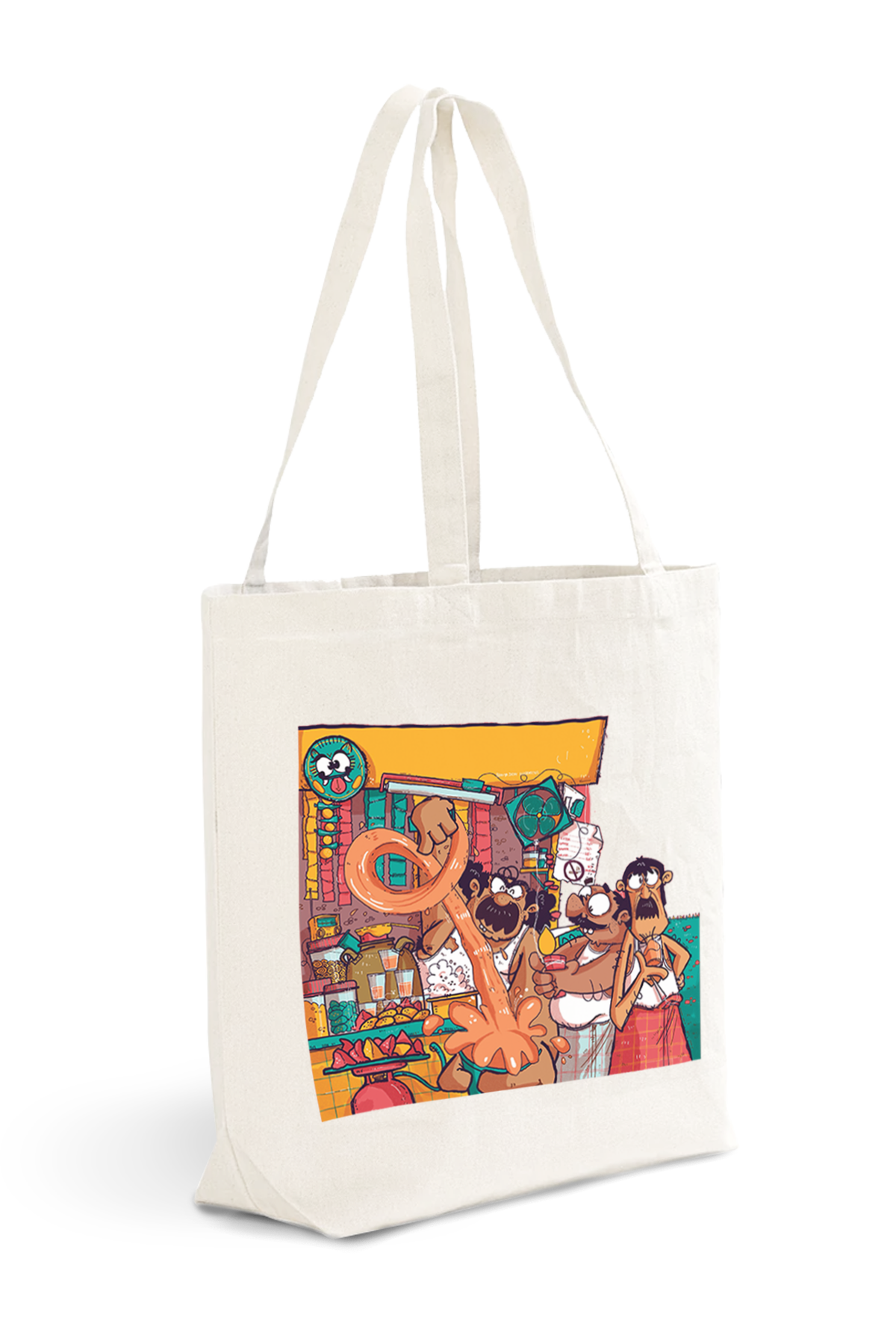 Raju's tea stall Tote Bag