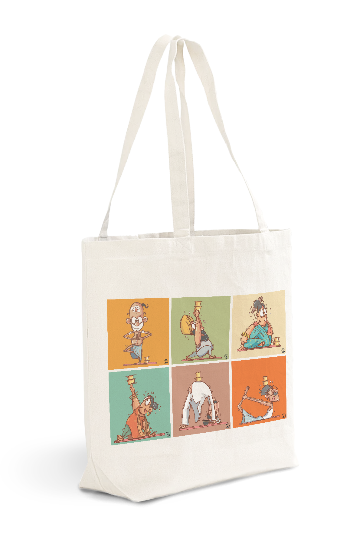 Yoga Poses Tote Bag