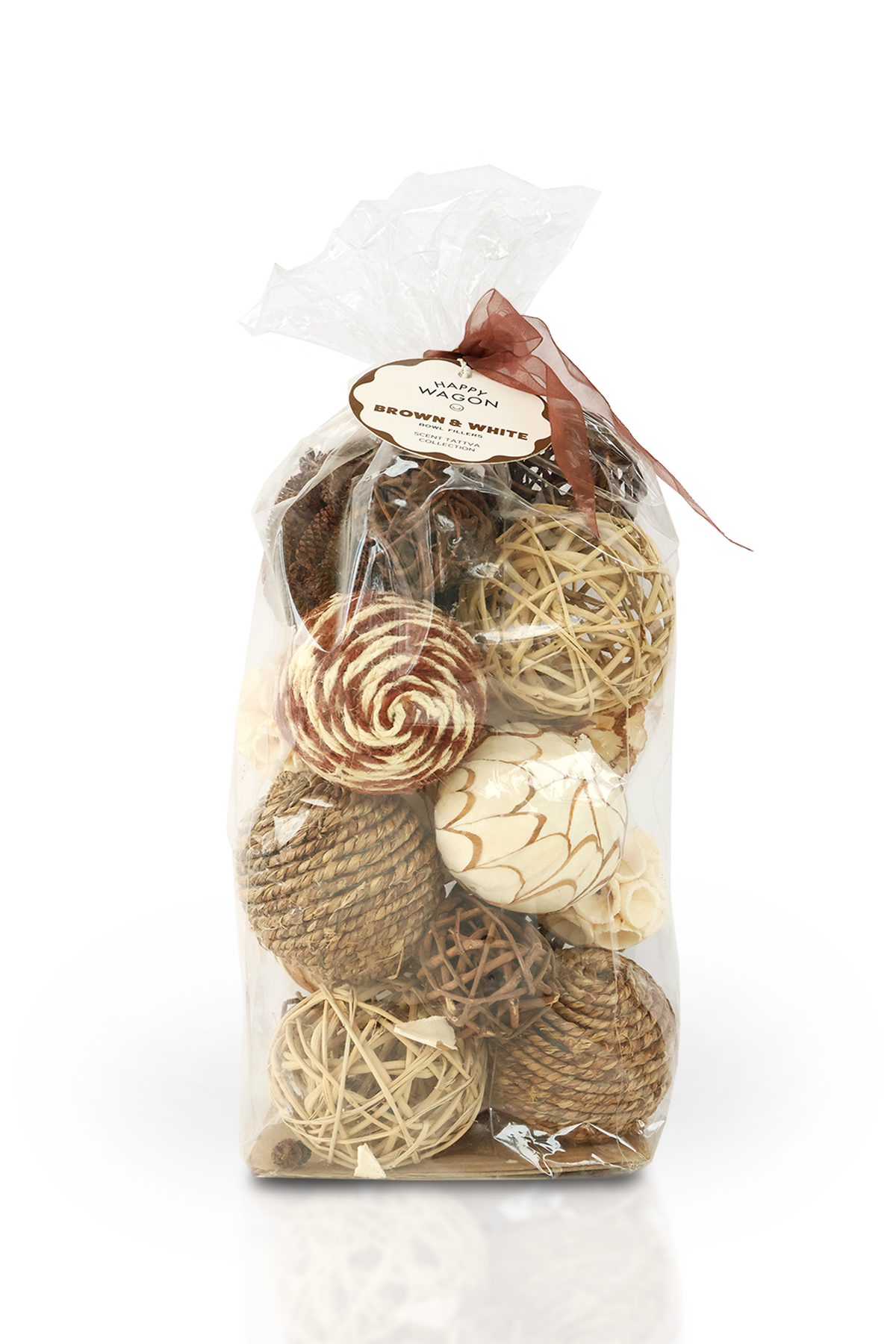Brown and White Decorative Bowl fillers