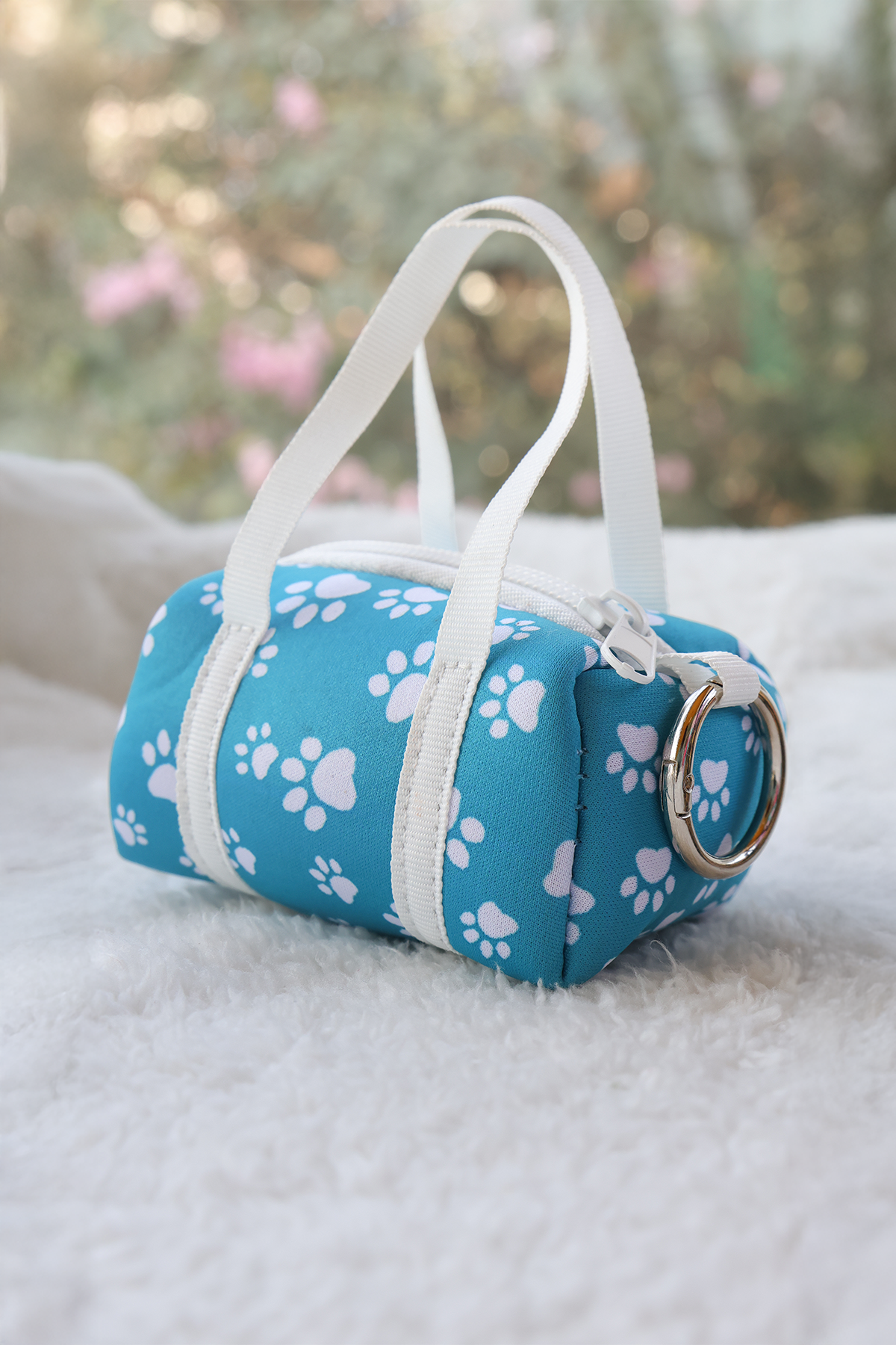 Paws Mini Duffle Bag Charm