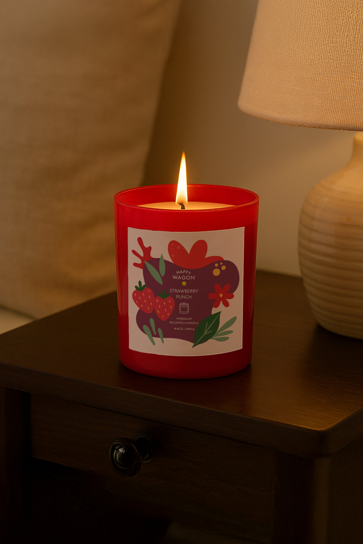 Scented Candle - Strawberry punch