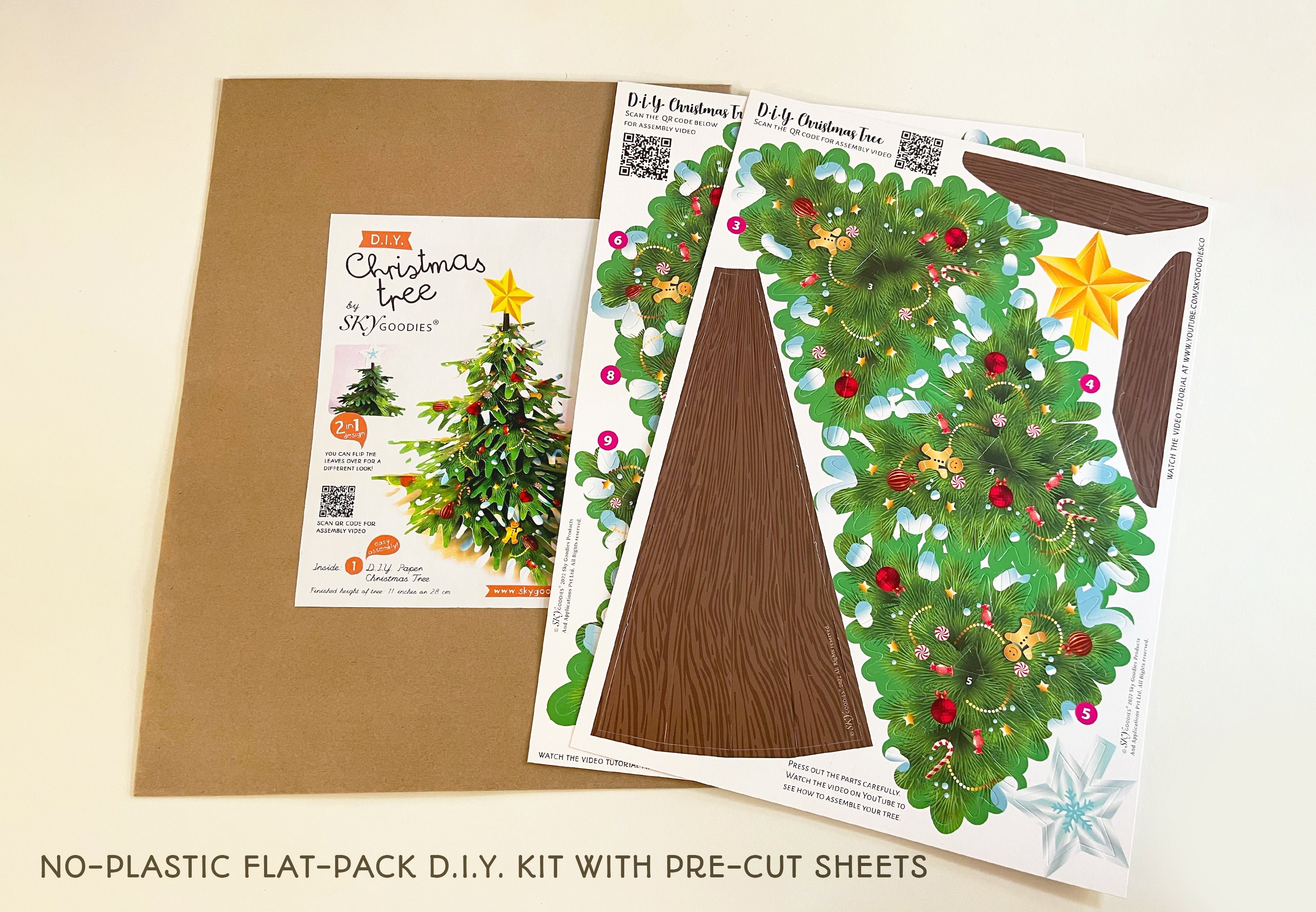 Paper Christmas Tree: DIY Paper Craft Kit