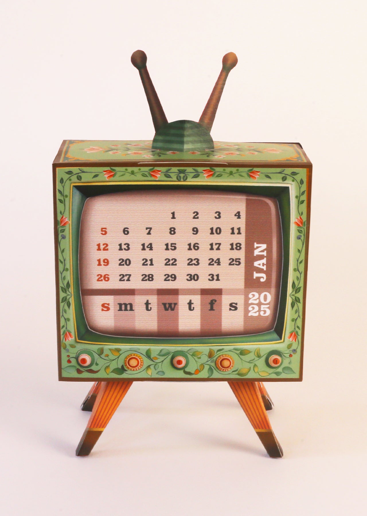 2025 DIY Mini TV Desk Calendar 2025-diy-mini-tv-desk-calendar