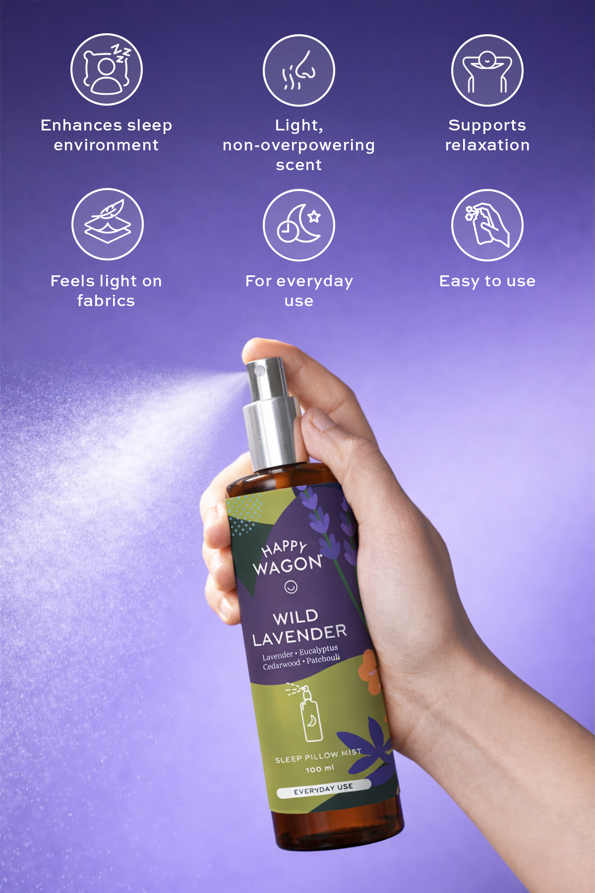 Wild Lavender Sleep Inducing Pillow Mist