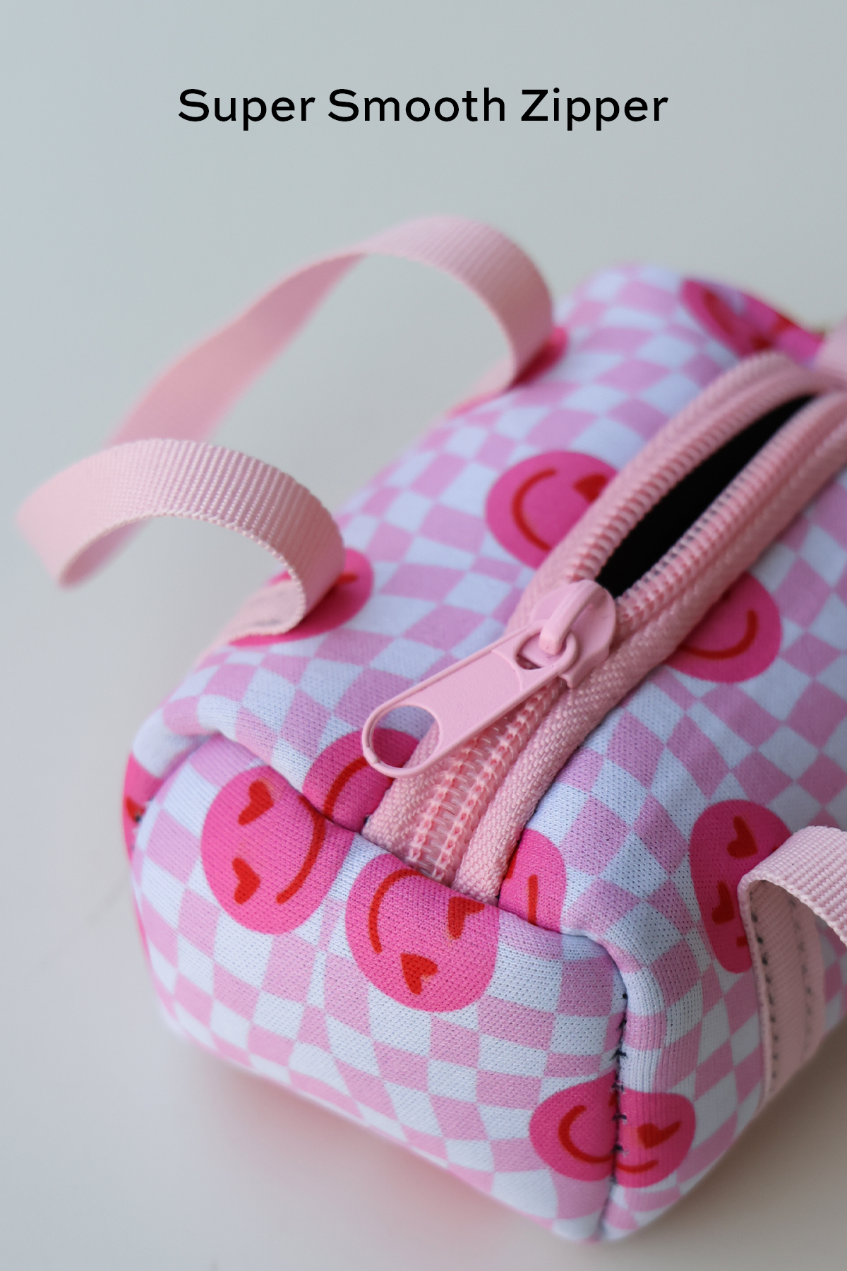 Smiley Mini Duffle Bag Charm