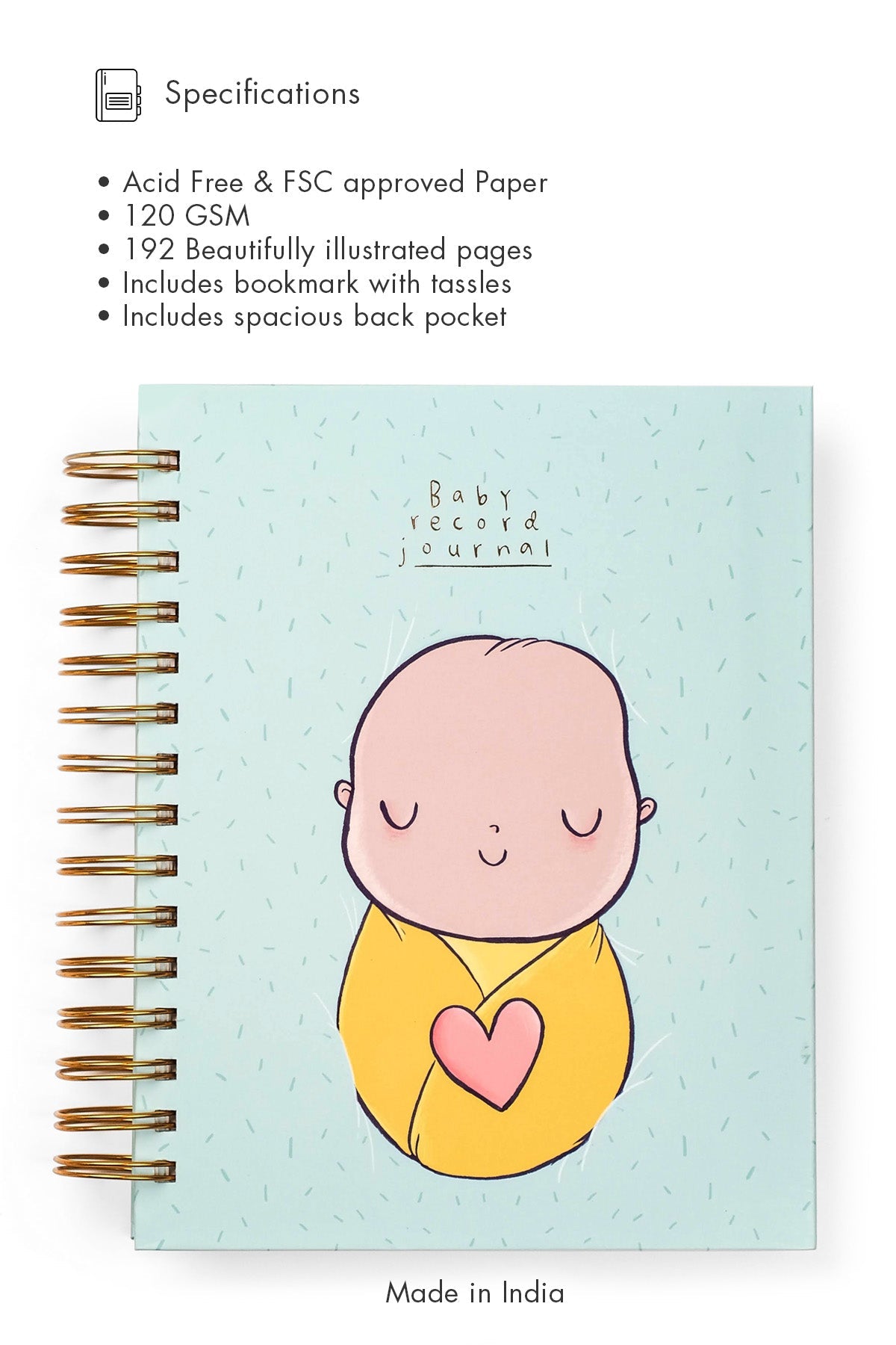 Baby Record Journal Set