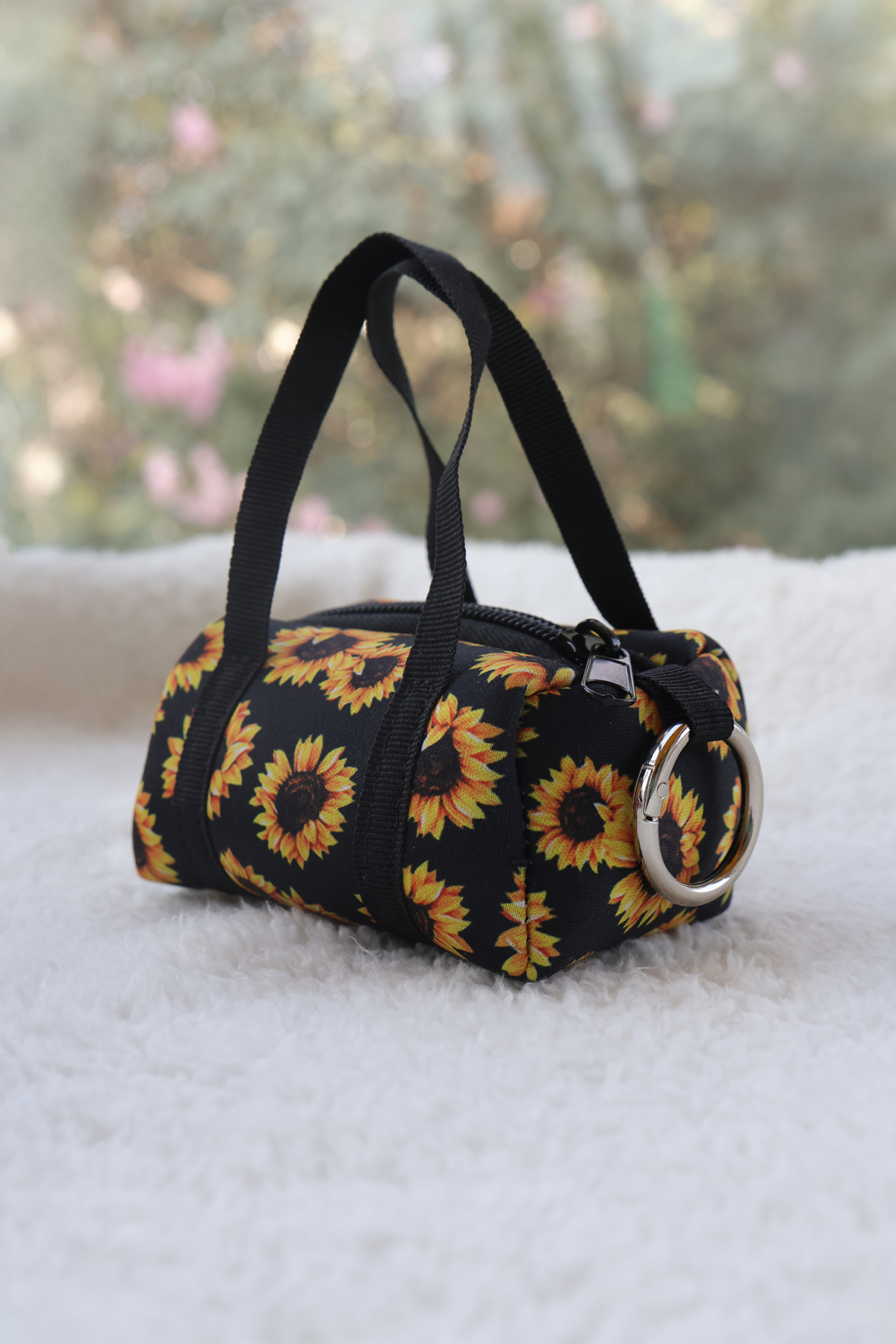 Sunflower Mini Duffle bag Charm