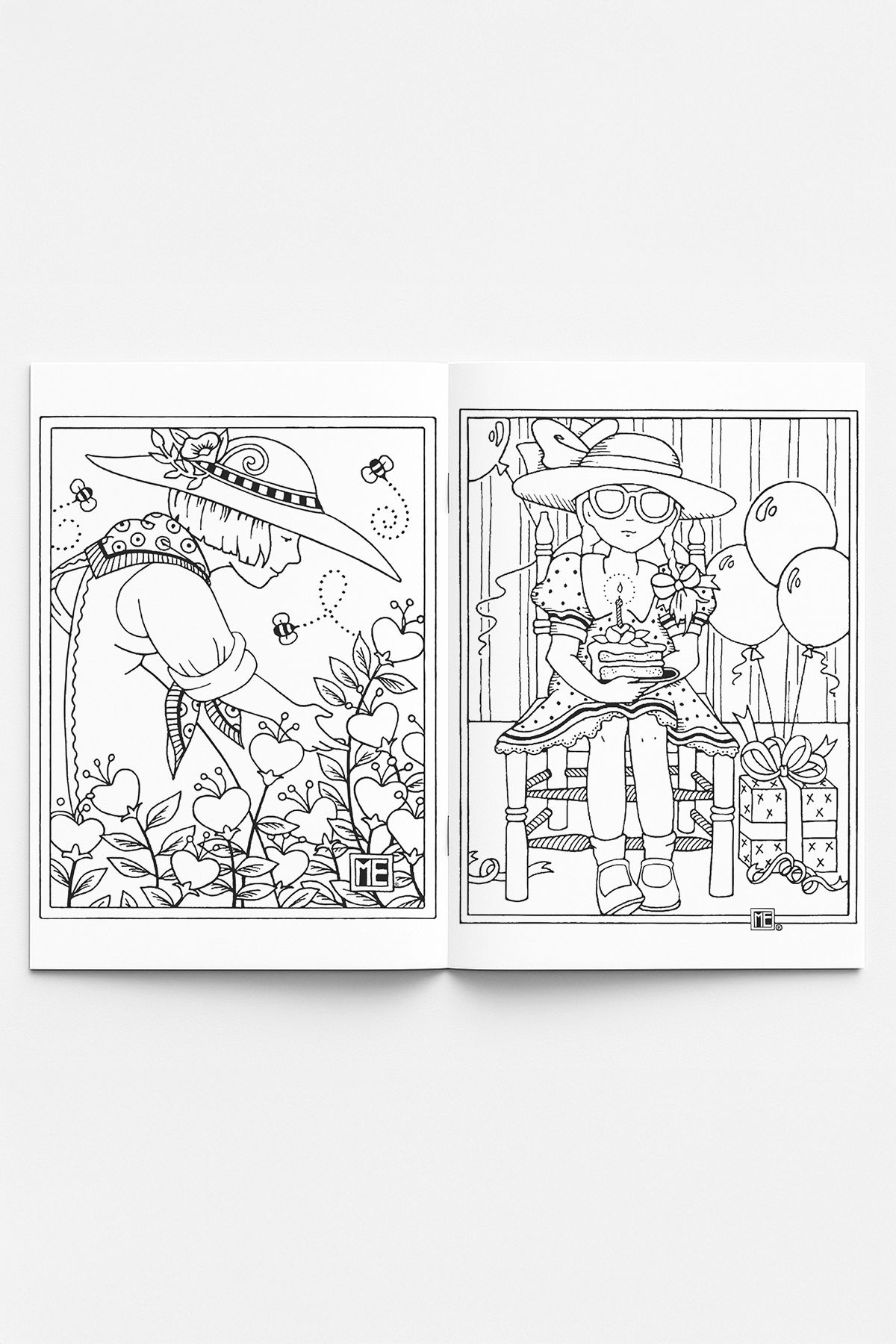 The Cute Colouring Book + Teeny Tiny Colouring Book