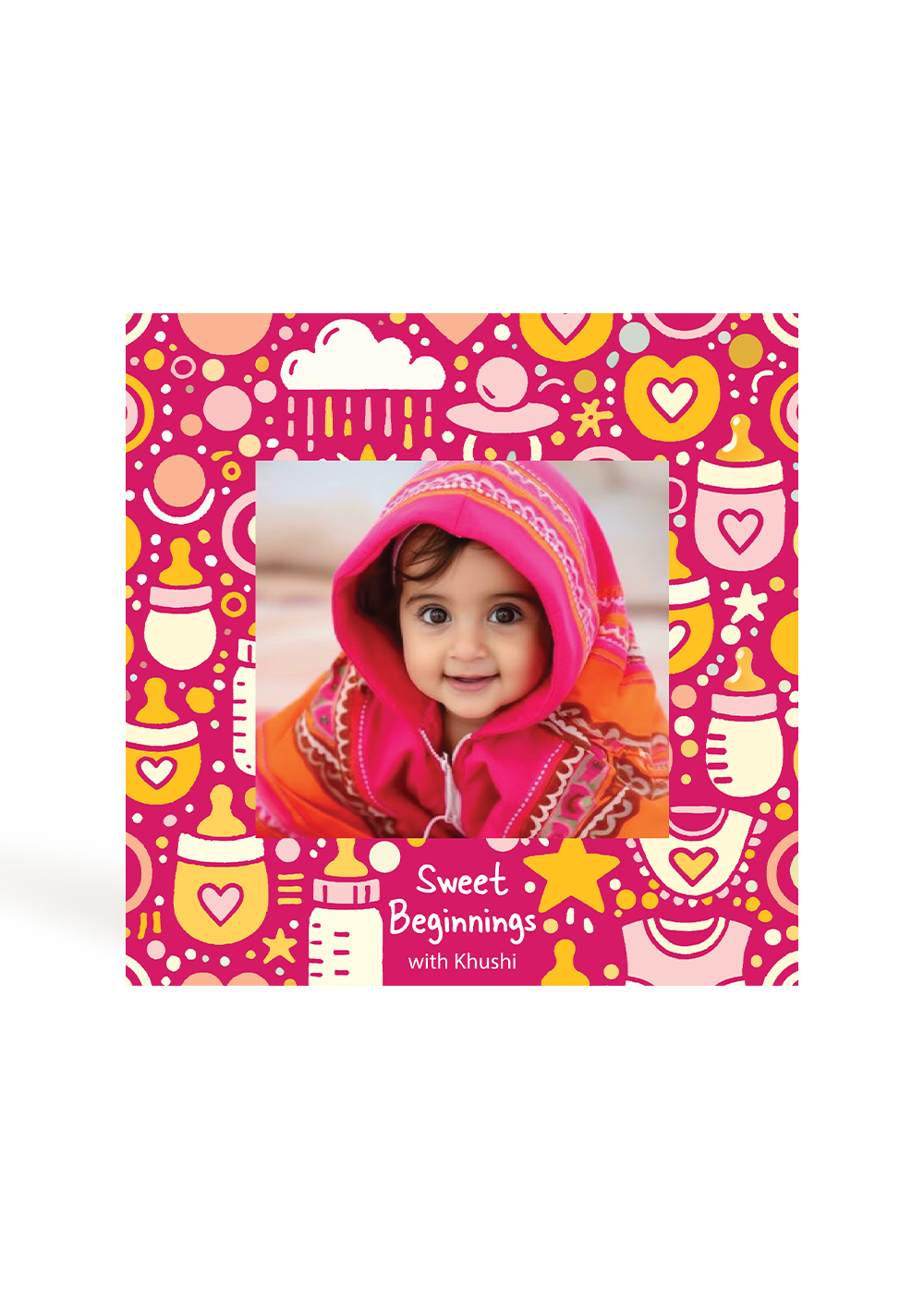 Sweet Beginnings Customised Photo Book (Girl) - Mini