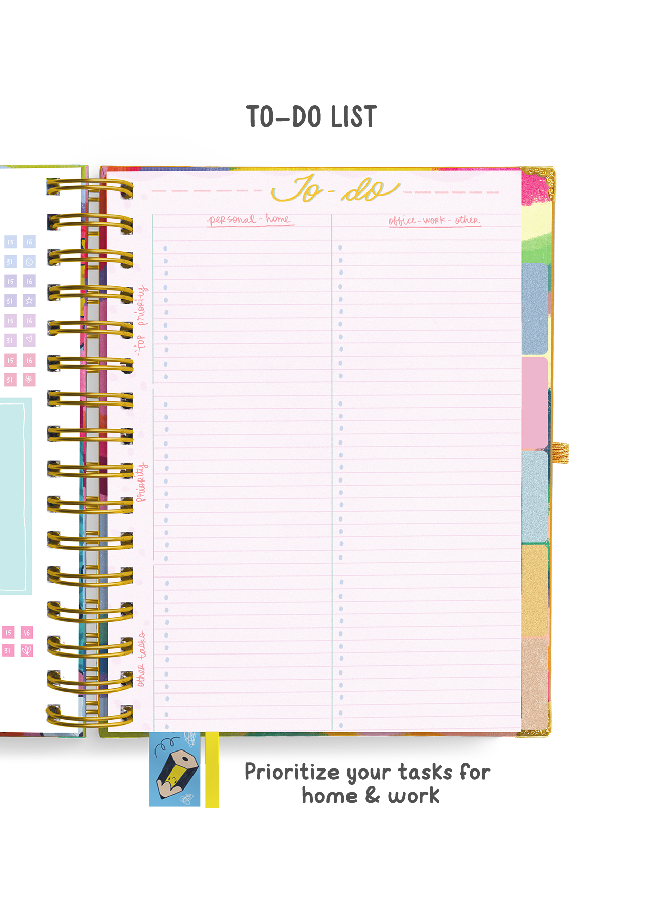 The Ultimate Joy Undated Wiro Planner + Pocket Planner + Sticker Book