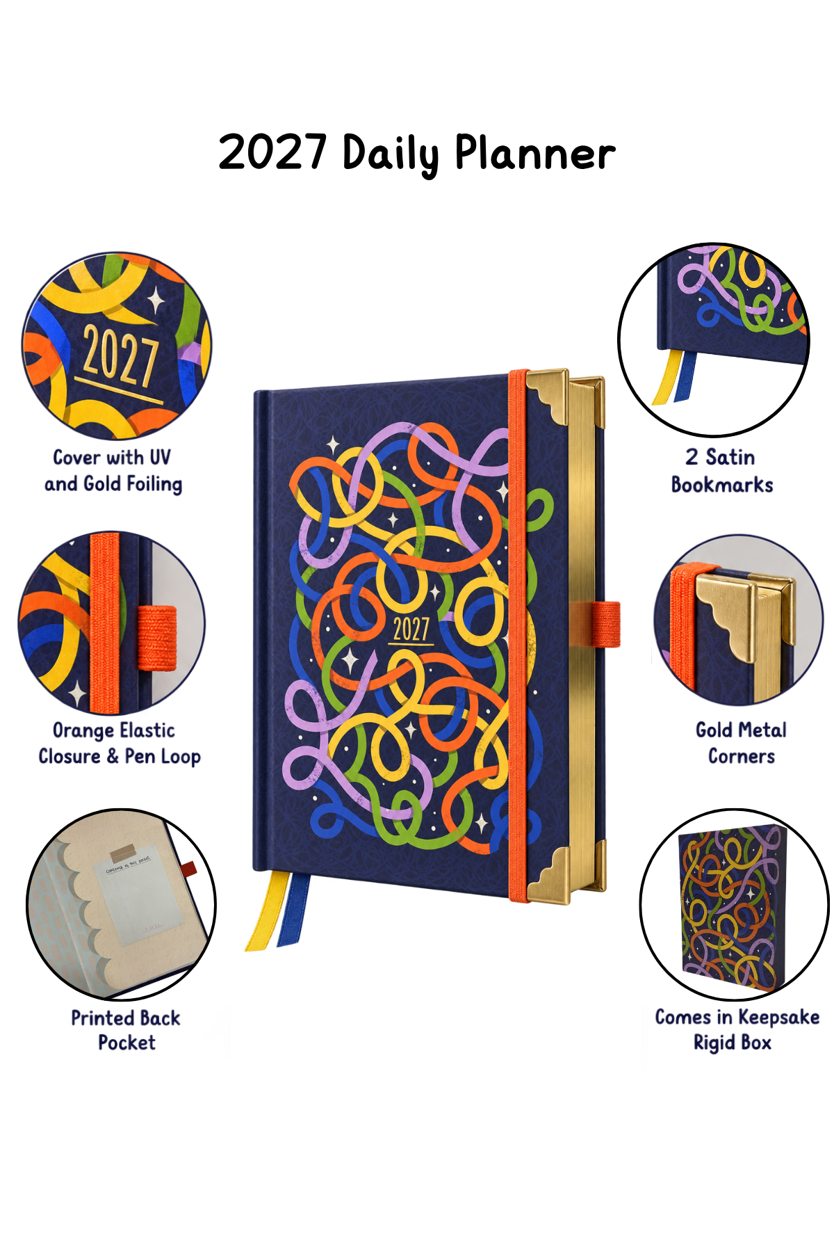 The 2027 Ultimate Set - Daily Planner TRIO + Freebie Box + Monthly & Weekly Planner