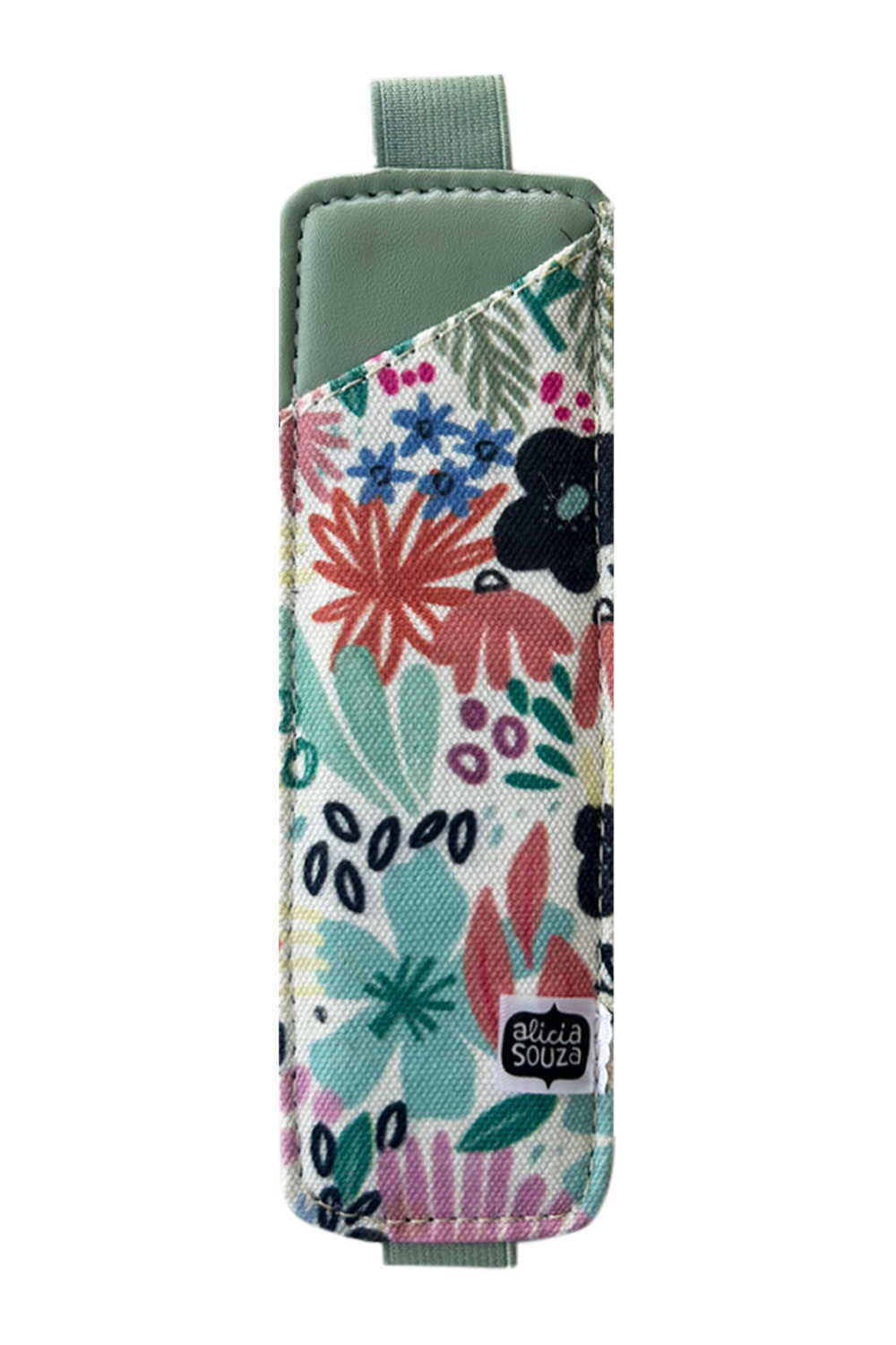 White Floral Pen Holder
