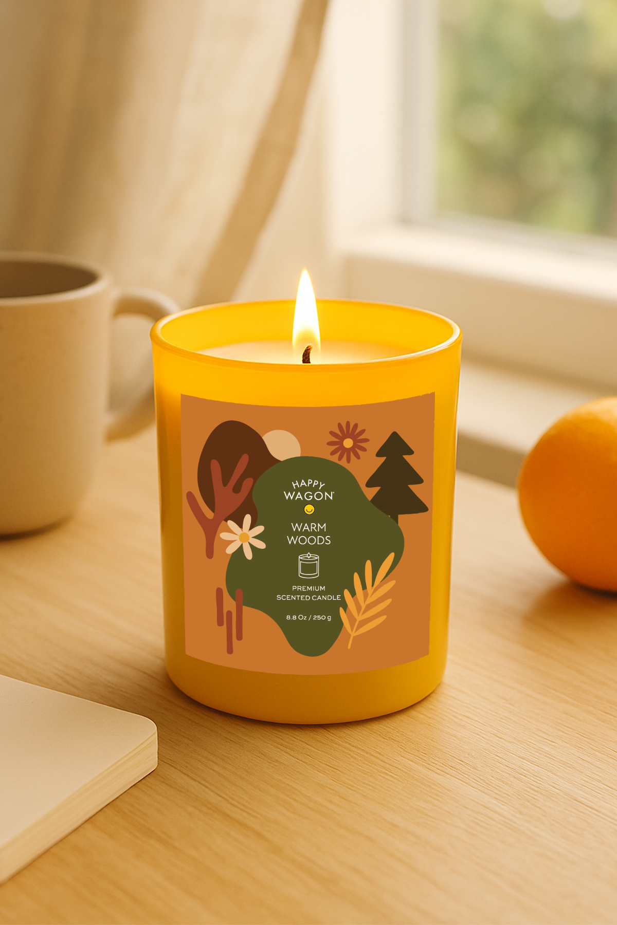 Scented Candle - Warm woods