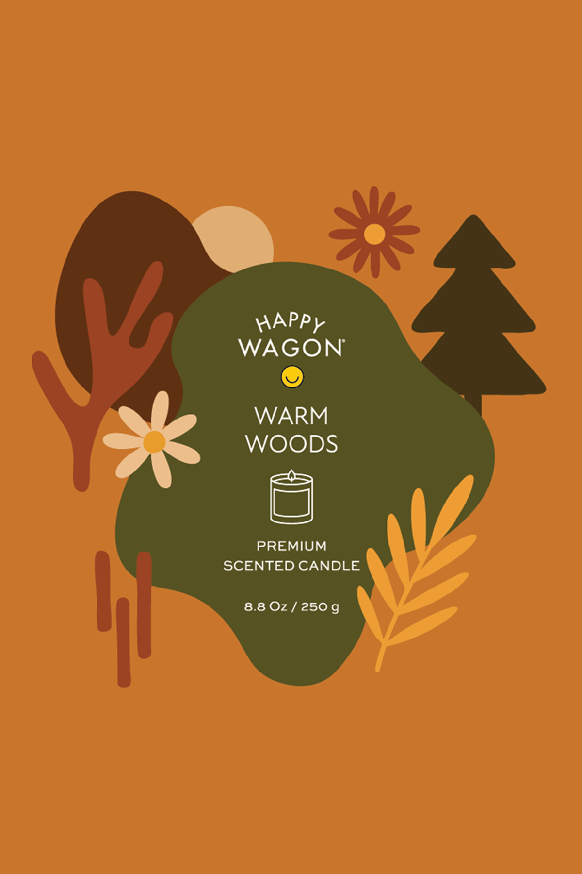 Scented Candle - Warm woods