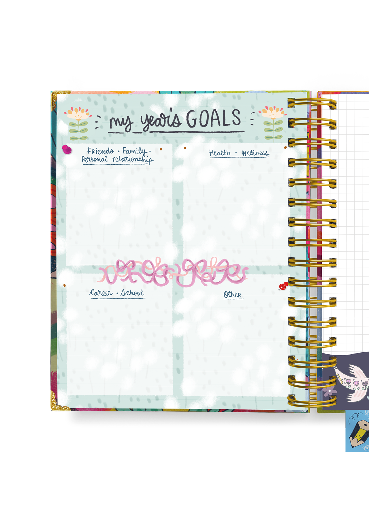 The Joy Undated Combo Yearly + Weekly Planner