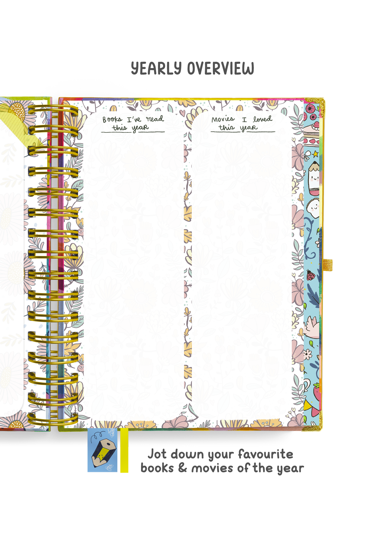 The Ultimate Joy Undated Wiro Planner + Pocket Planner + Sticker Book