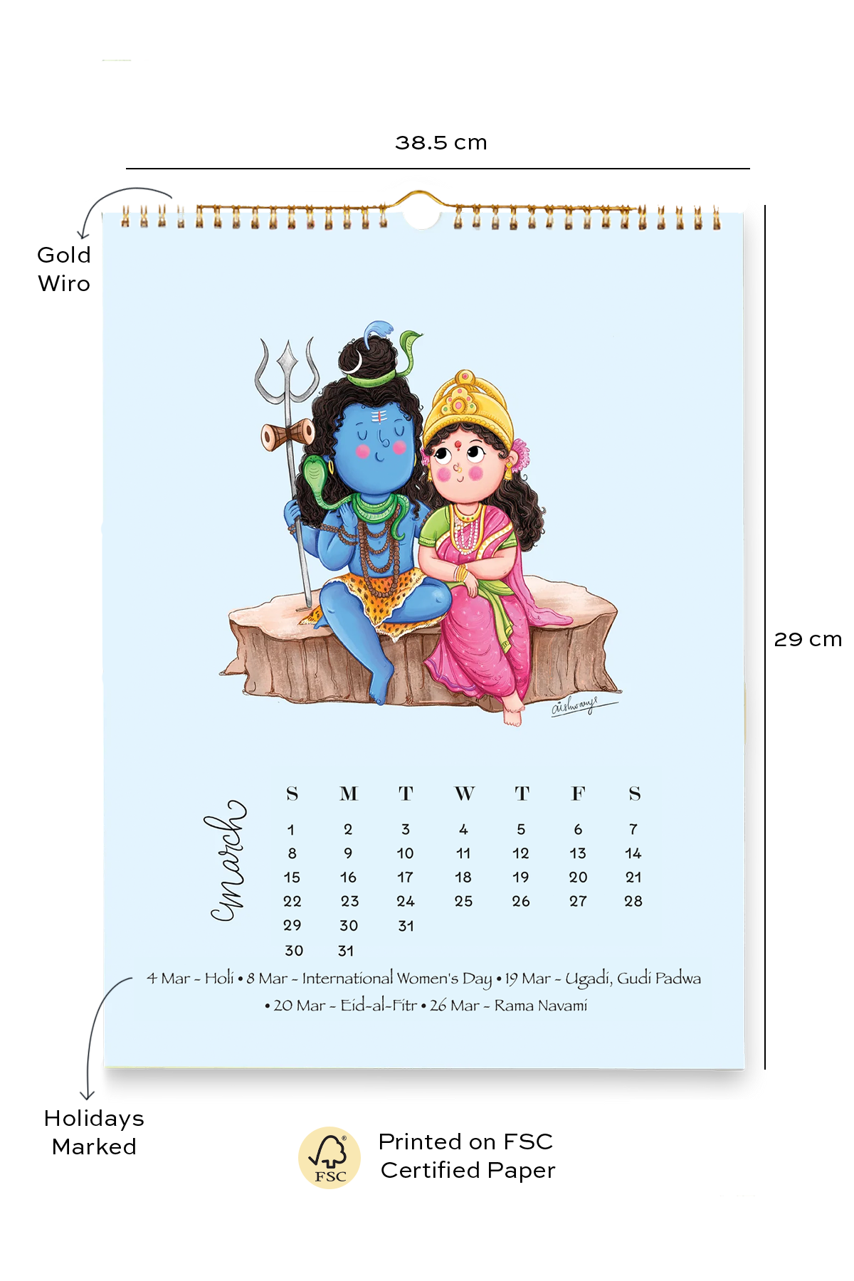2026 Devinity Wall Calendar