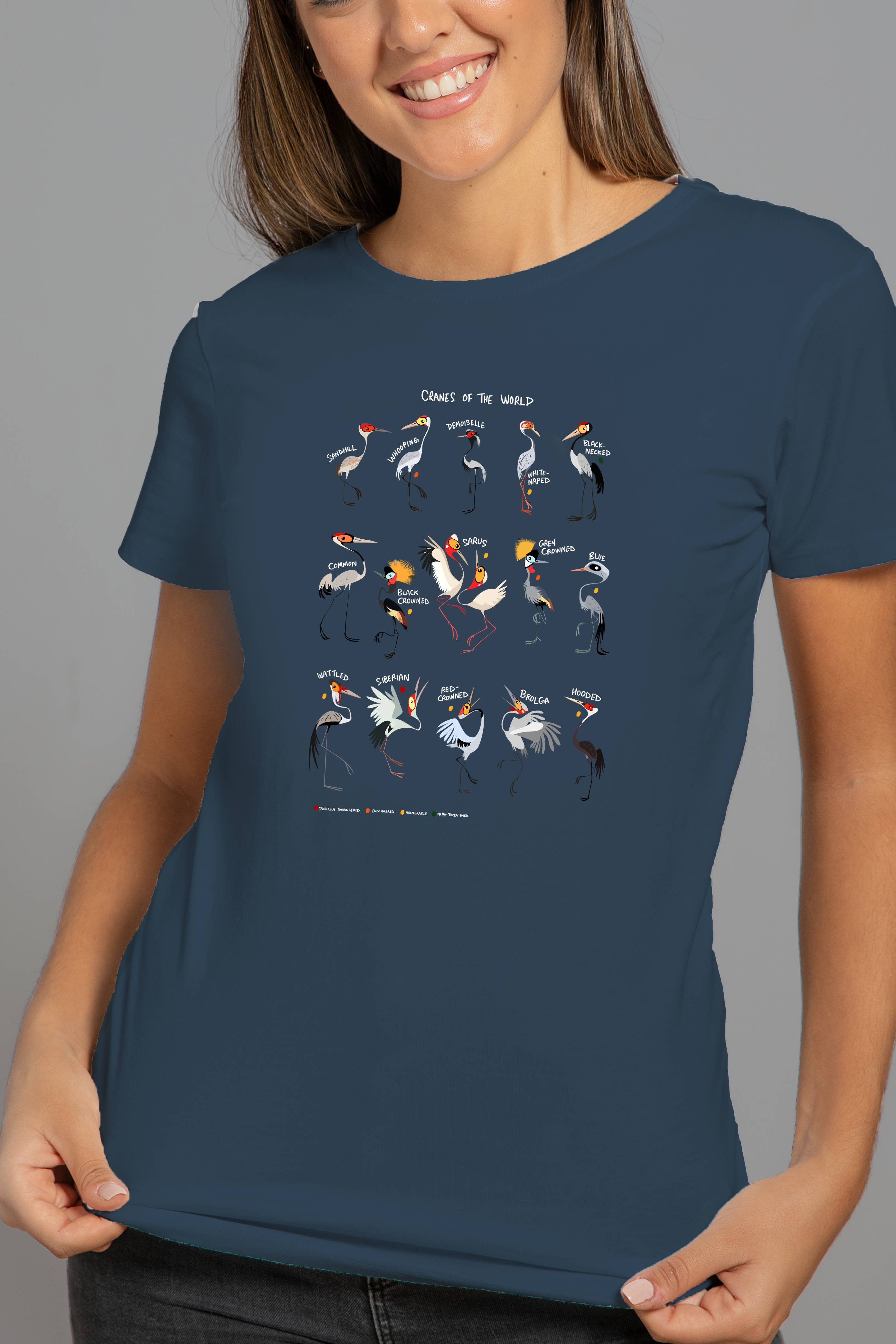 Cranes of the World T-shirt