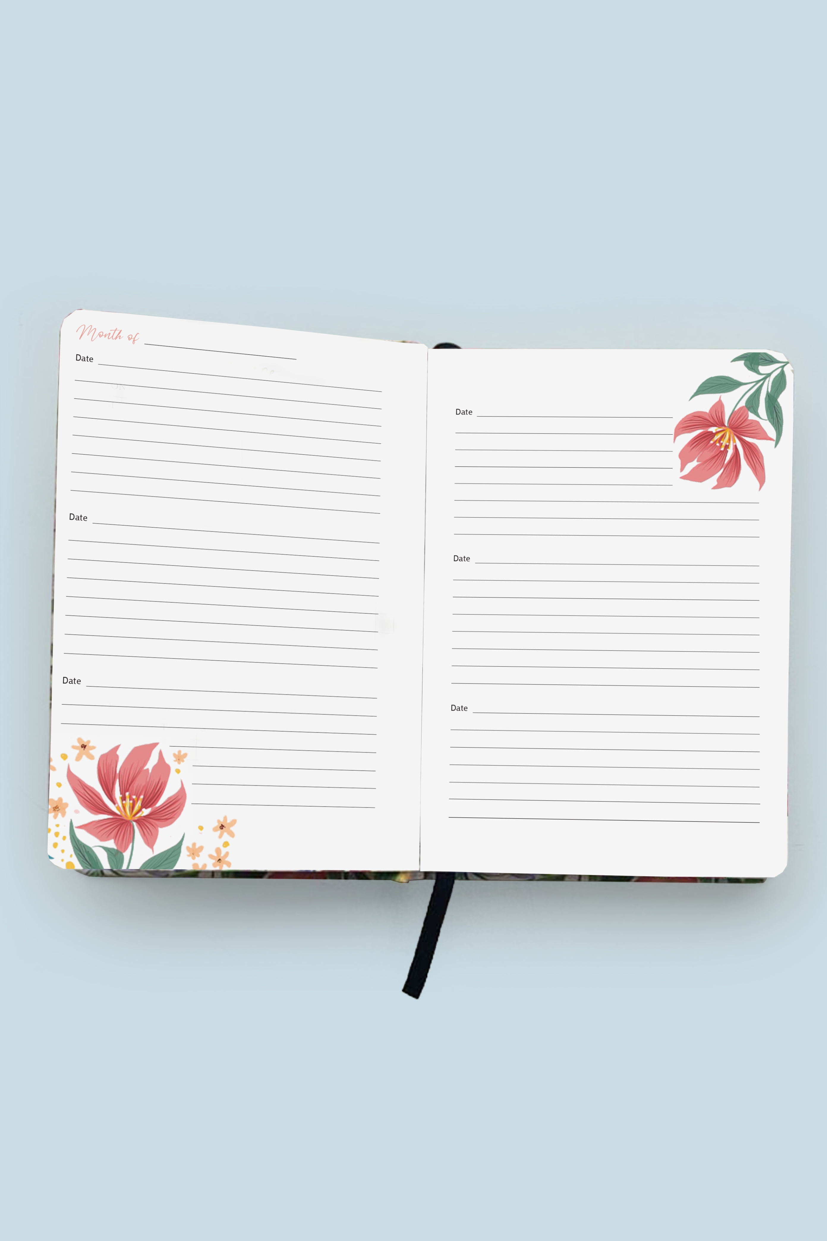Botanical Stories Hardbound Undated Planner