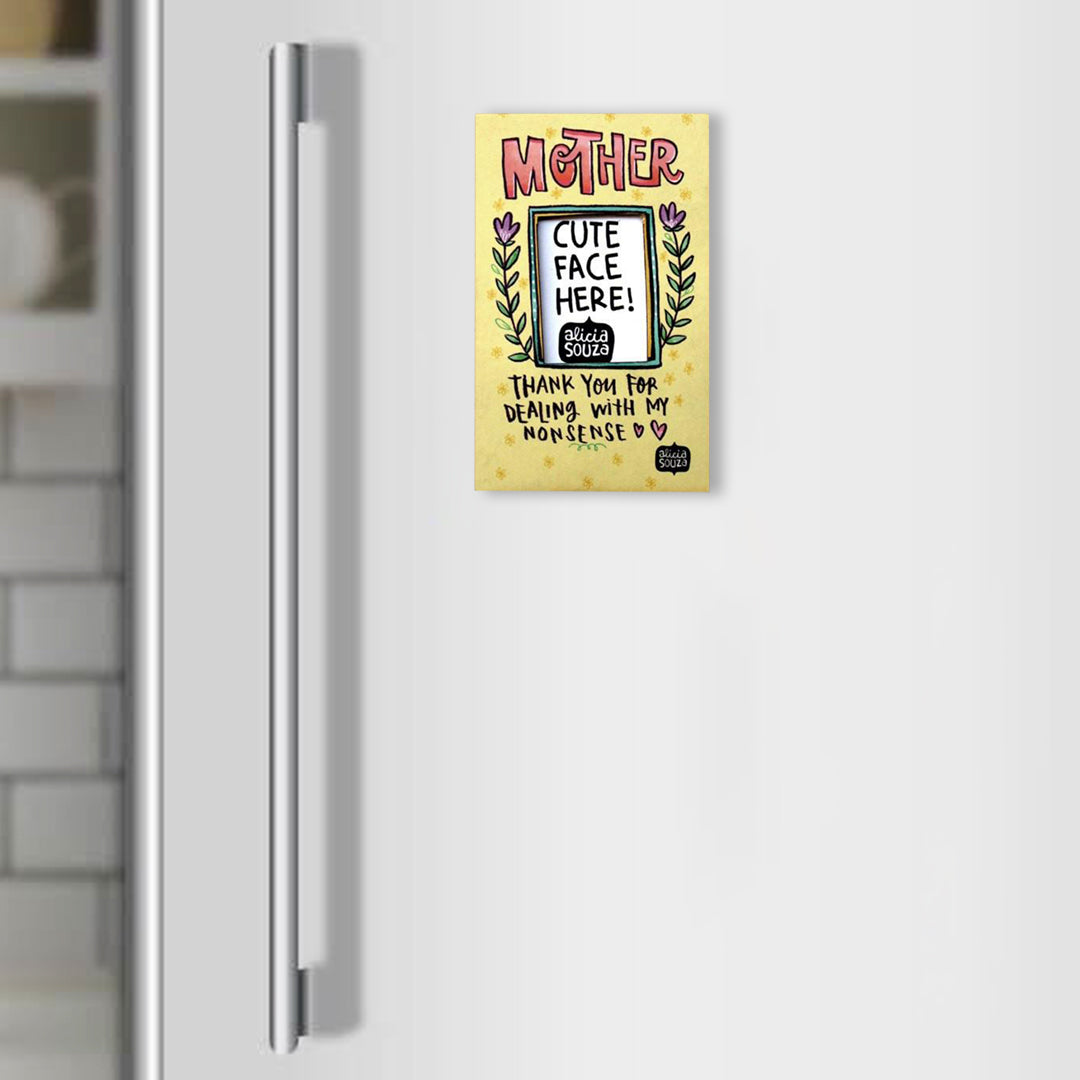 Mommy love frame - Refrigerator magnetic frame SMALL