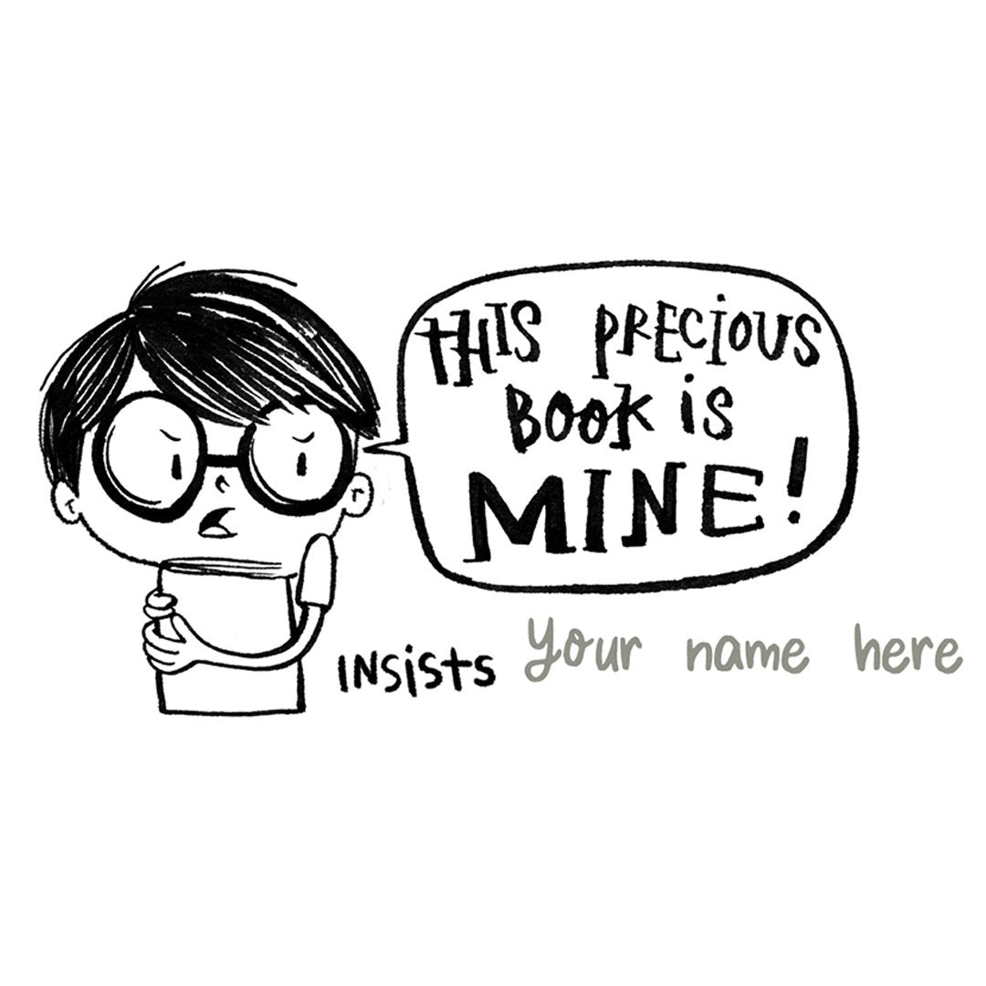 Custom Precious Book Stamp - Boy