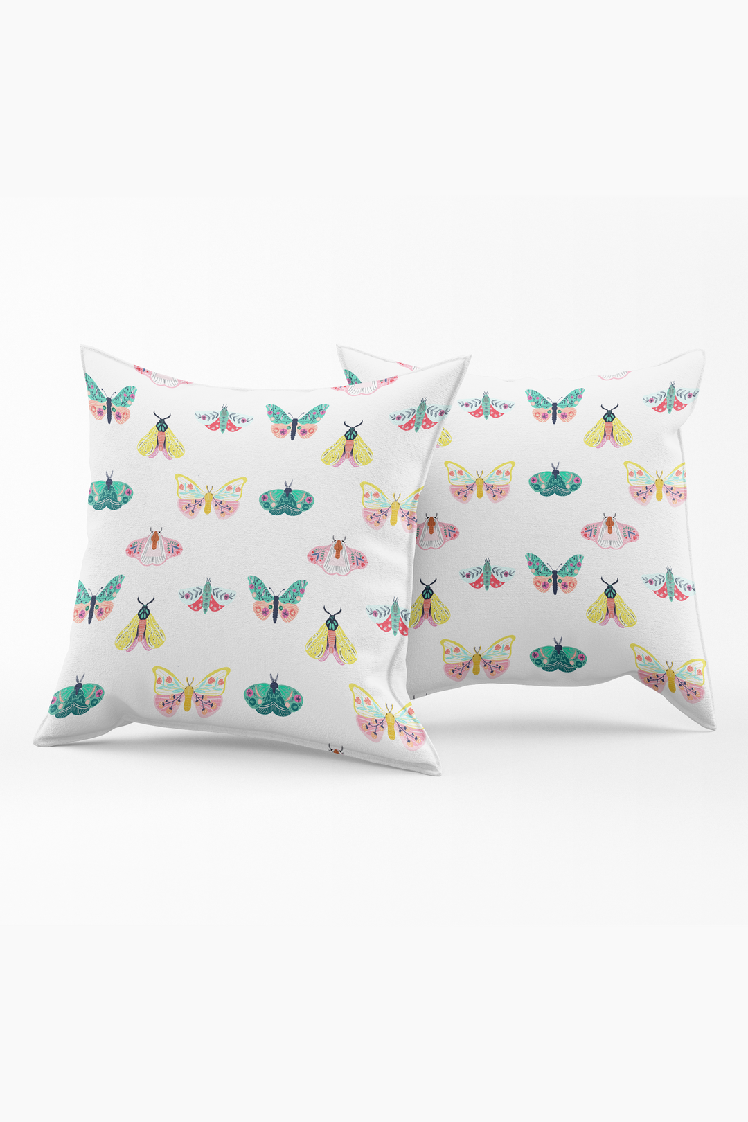 Set of 2 Butterfly Charm Cushion Covers