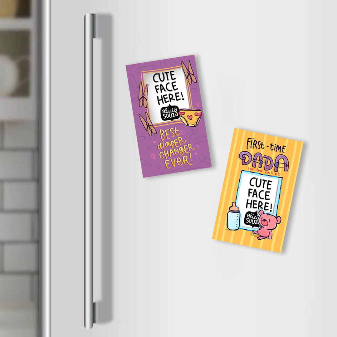 New Dad Magnetic Frames - Pack of 2